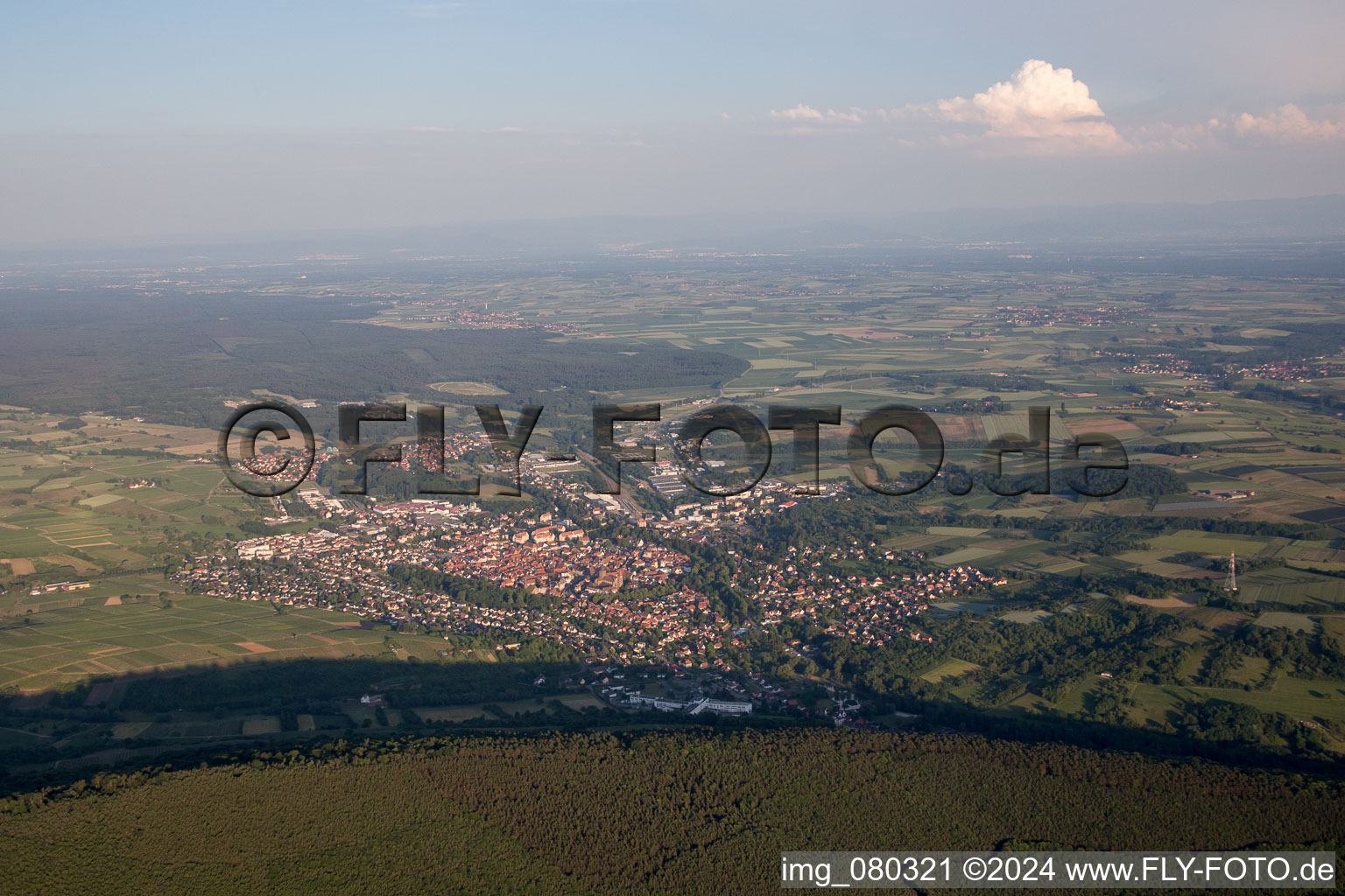 Wissembourg in the state Bas-Rhin, France