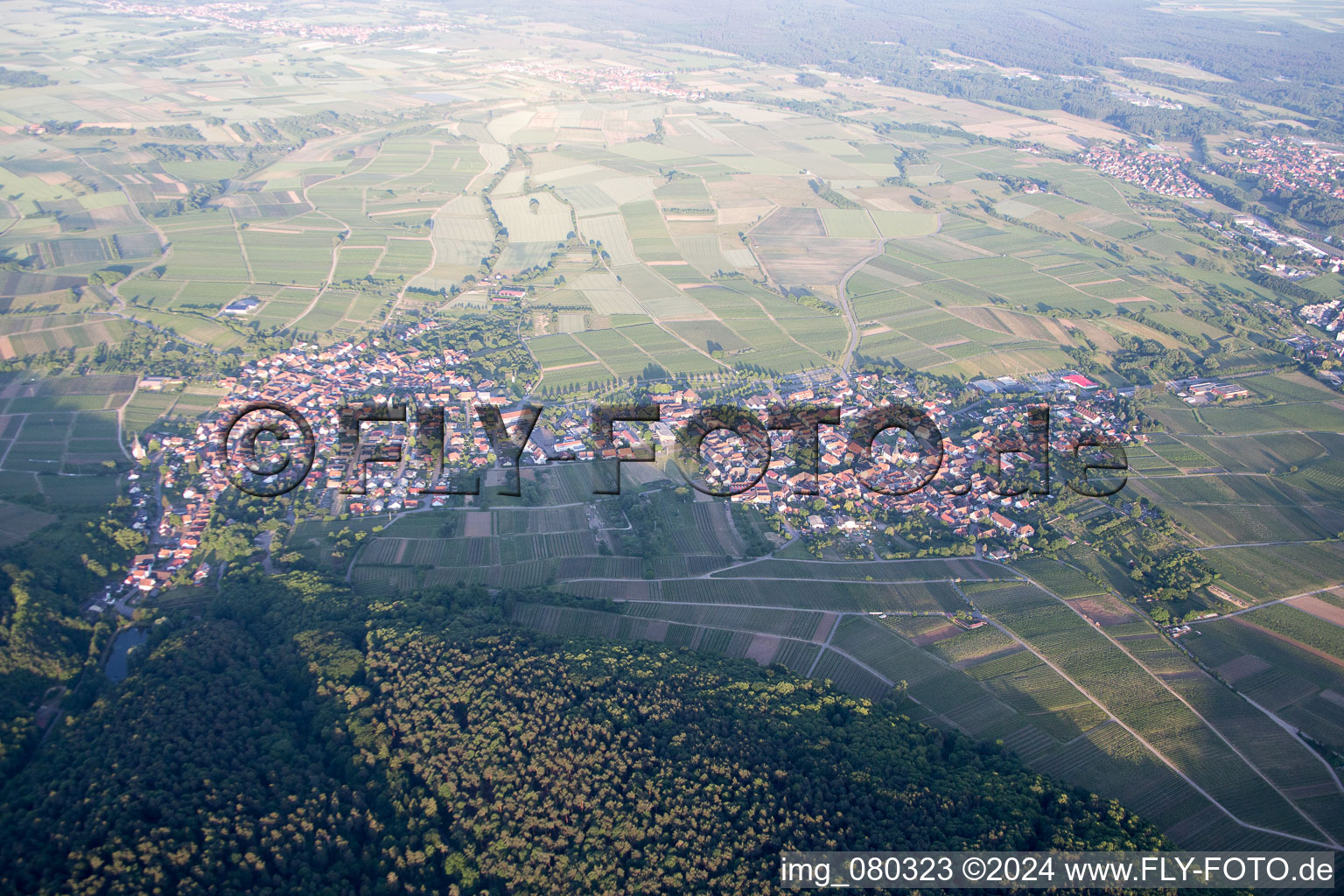 District Schweigen in Schweigen-Rechtenbach in the state Rhineland-Palatinate, Germany