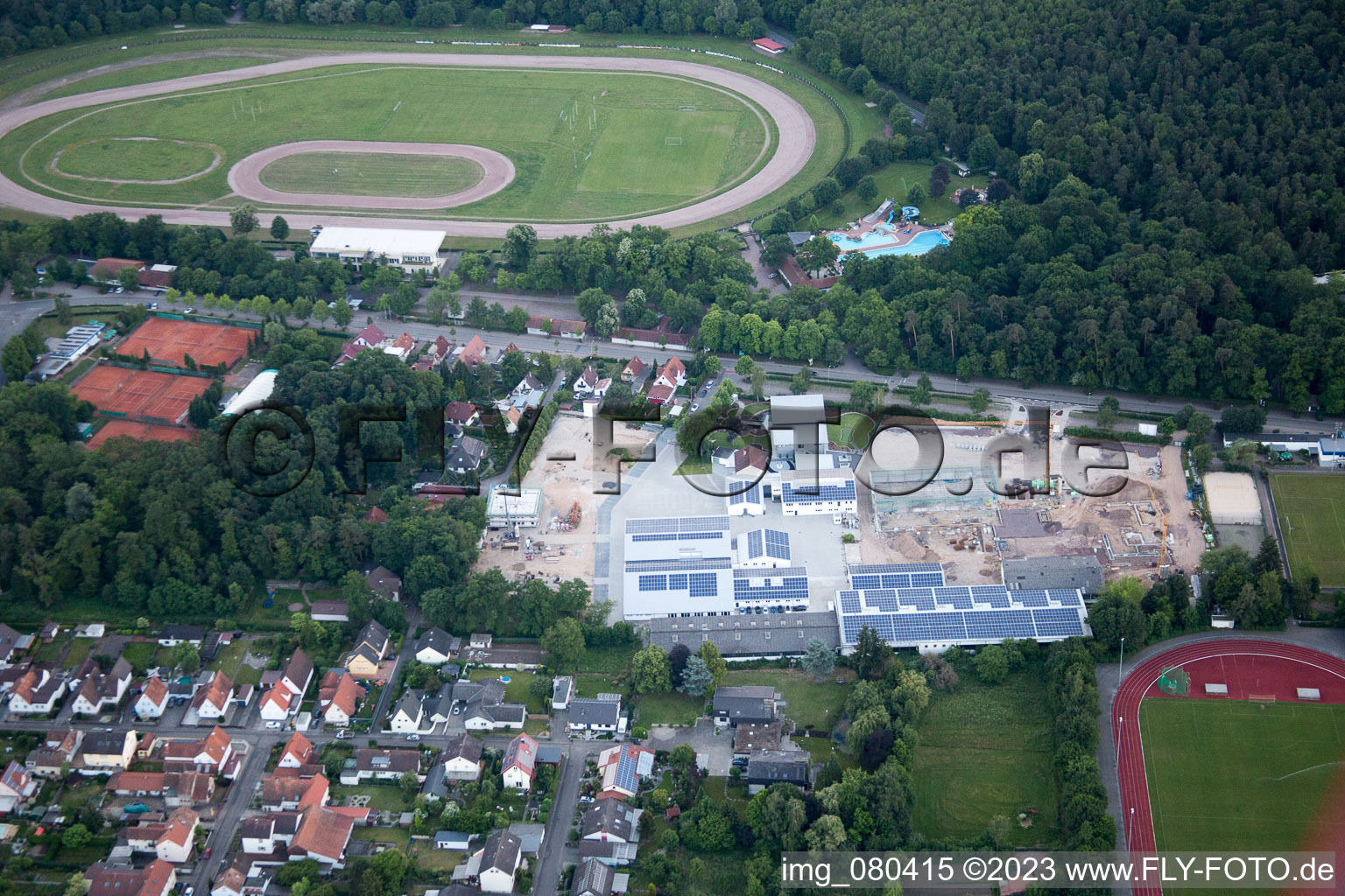 District Herxheim in Herxheim bei Landau in the state Rhineland-Palatinate, Germany out of the air