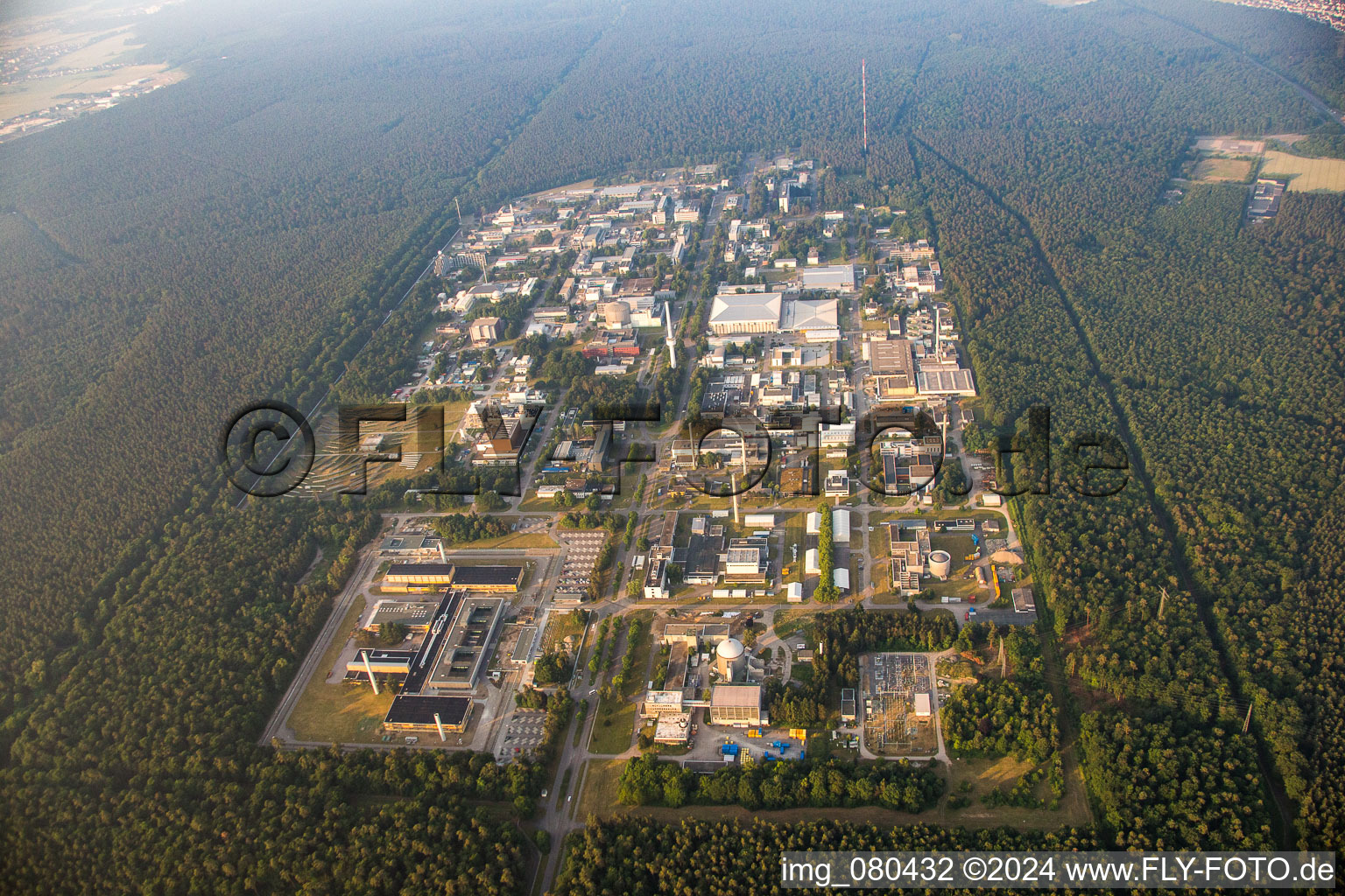 KIT Campus North in the district Leopoldshafen in Eggenstein-Leopoldshafen in the state Baden-Wuerttemberg, Germany