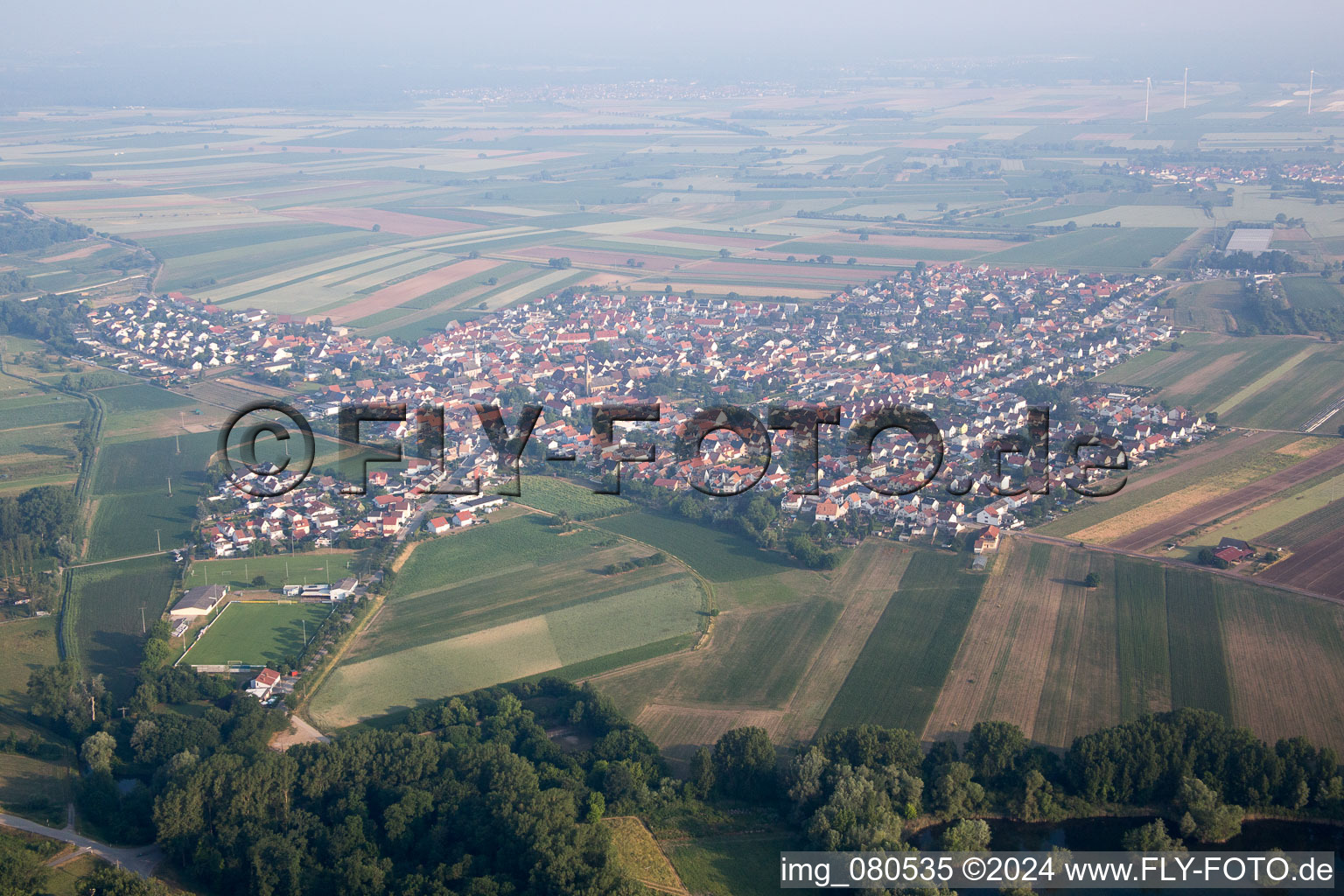 District Mechtersheim in Römerberg in the state Rhineland-Palatinate, Germany