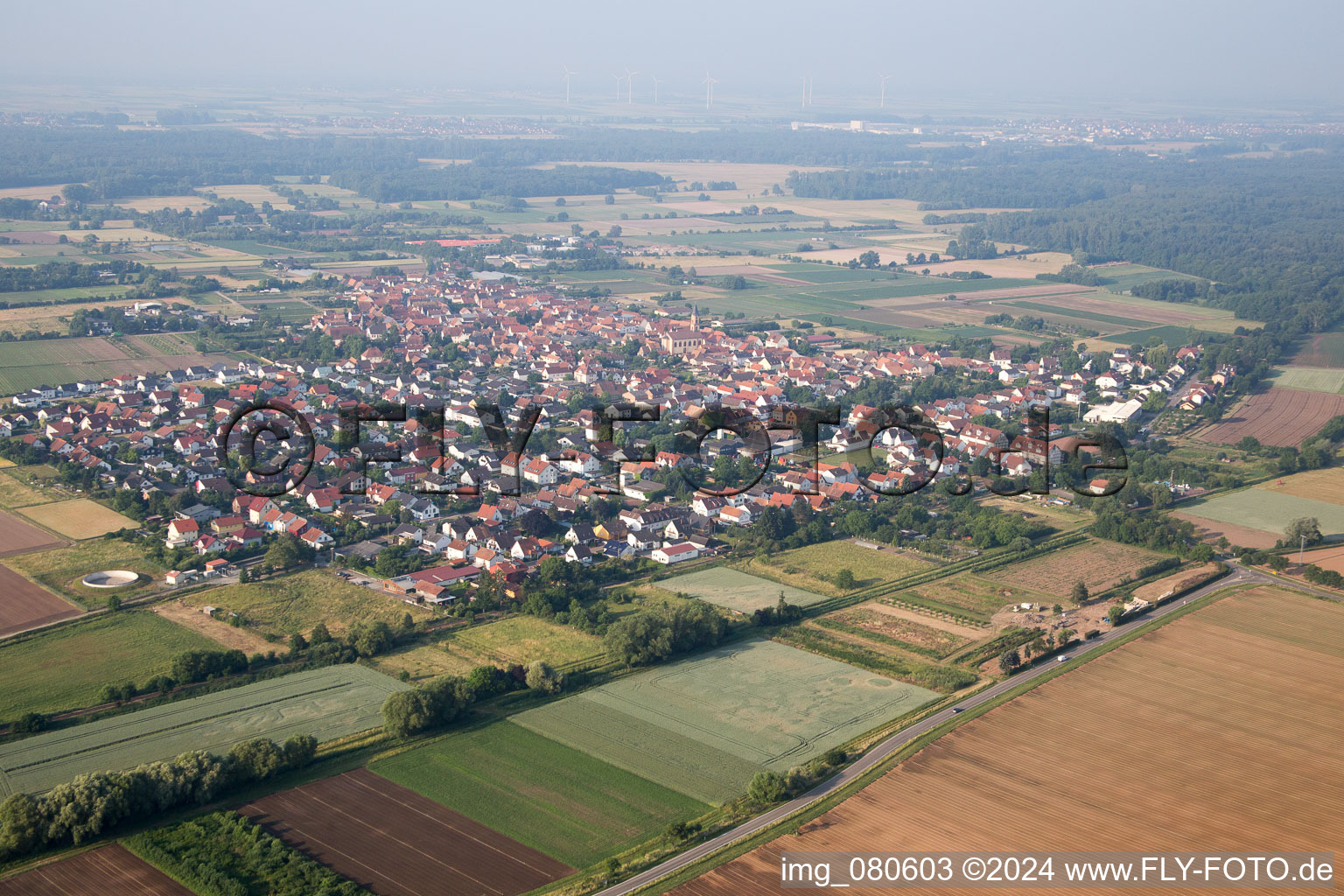 Zeiskam in the state Rhineland-Palatinate, Germany