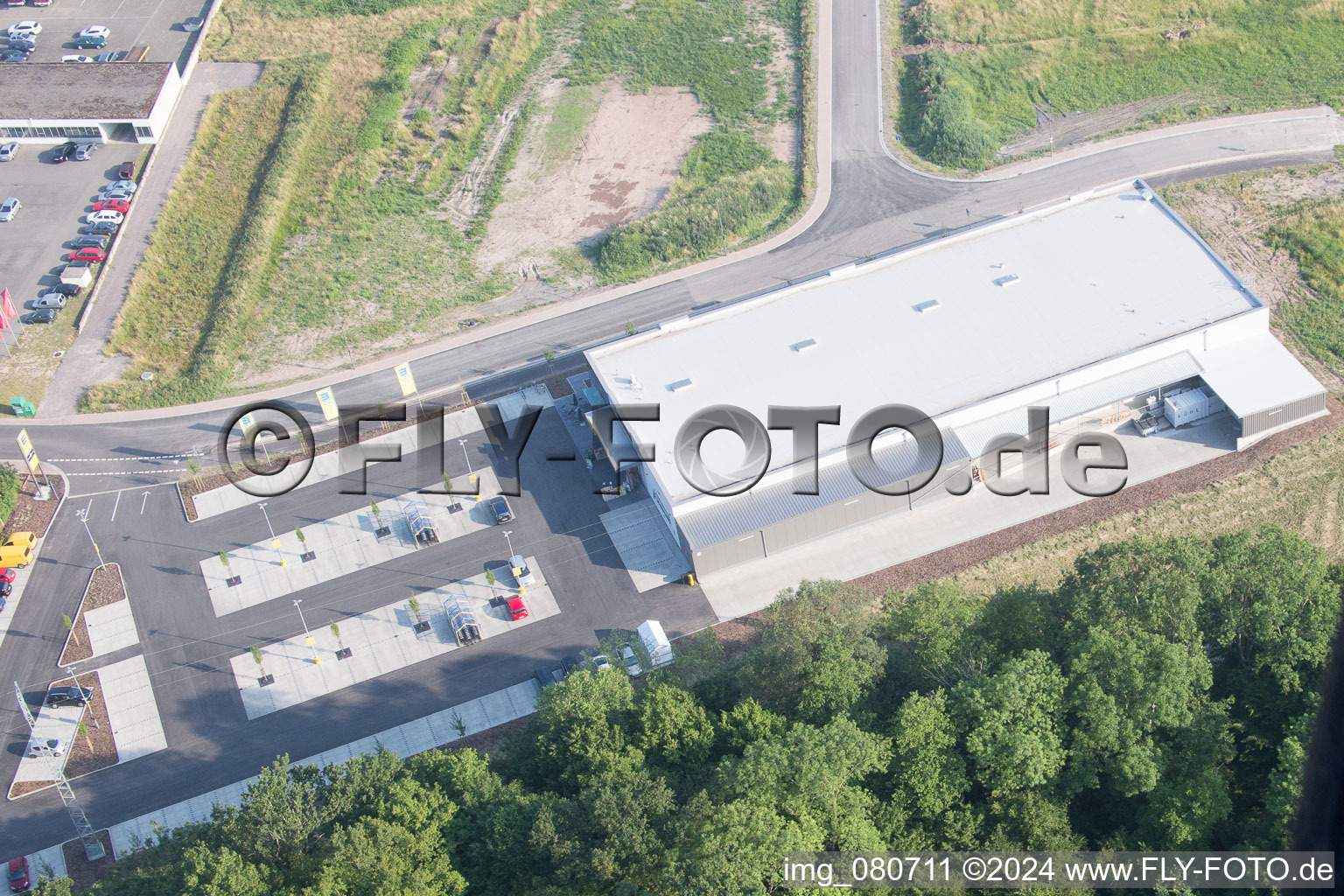 Kandel in the state Rhineland-Palatinate, Germany out of the air