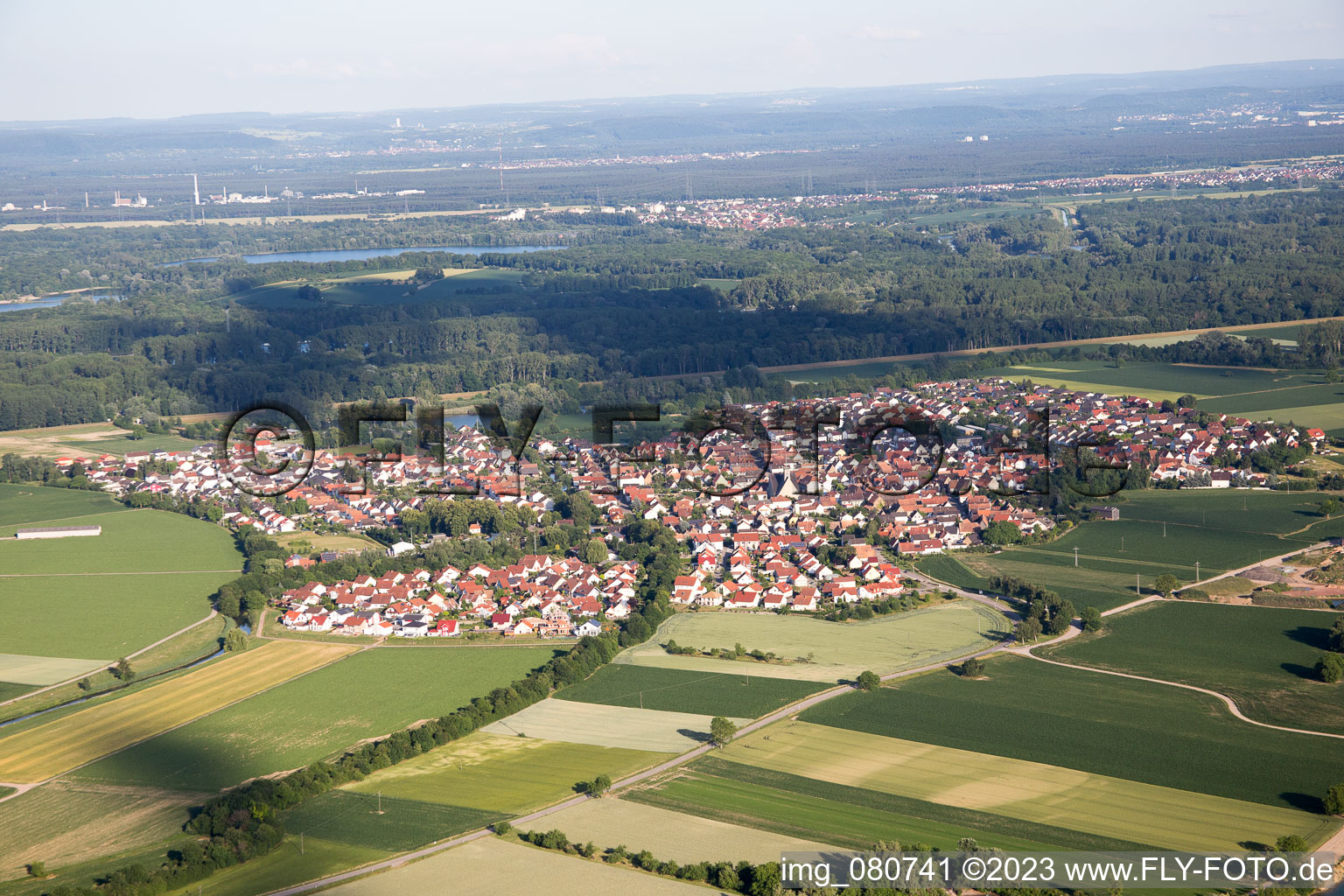 Leimersheim in the state Rhineland-Palatinate, Germany