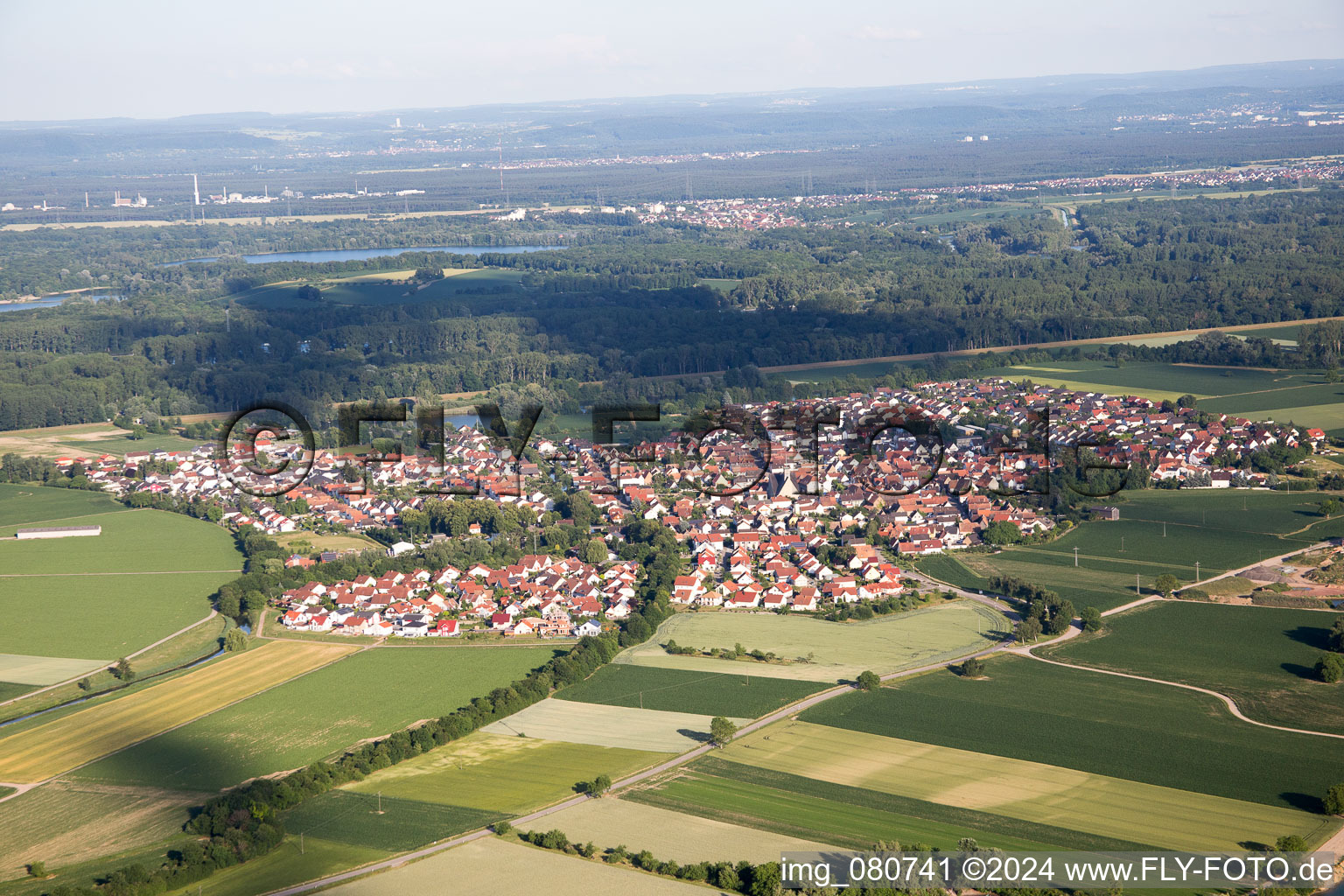 Leimersheim in the state Rhineland-Palatinate, Germany