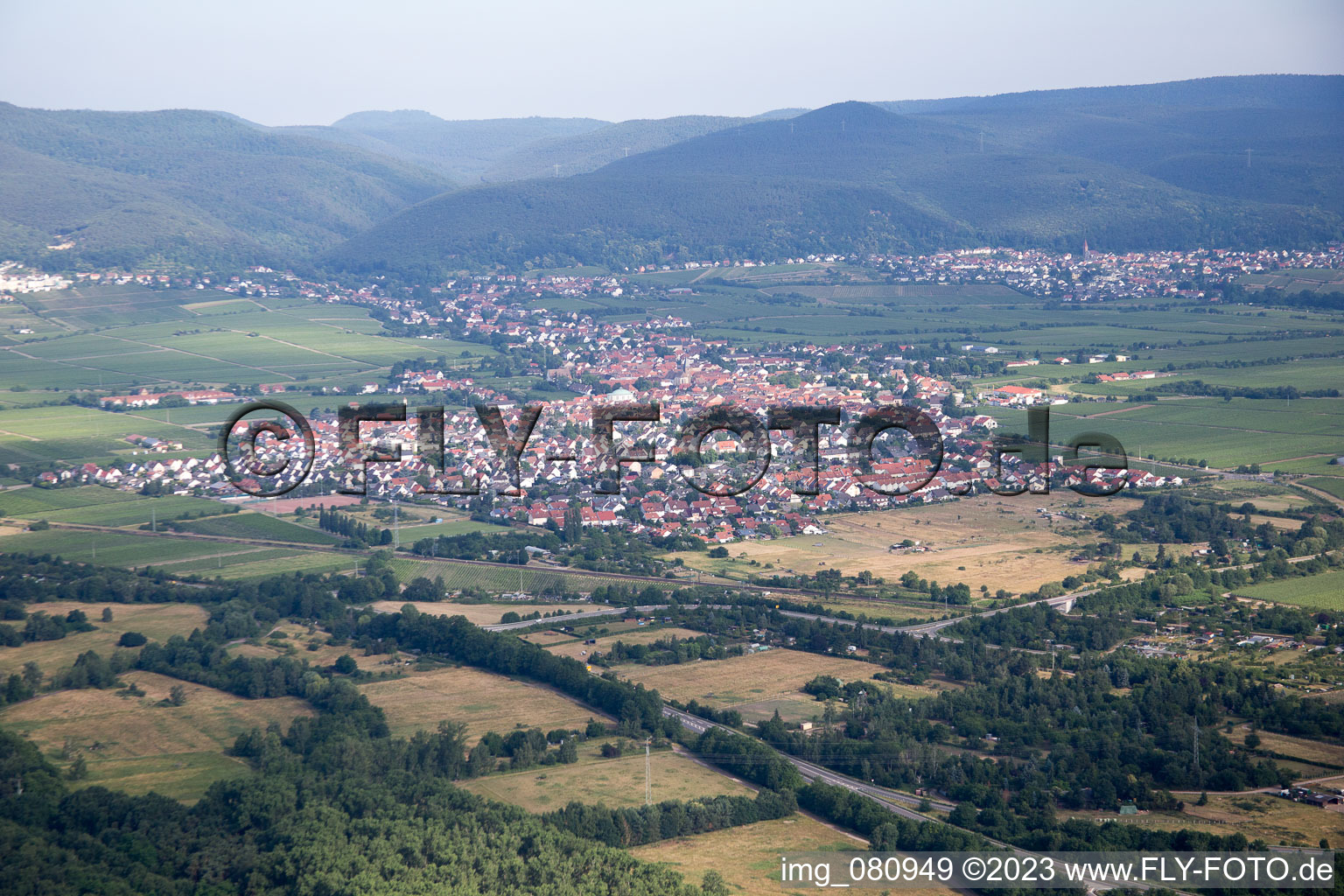 District Mußbach in Neustadt an der Weinstraße in the state Rhineland-Palatinate, Germany