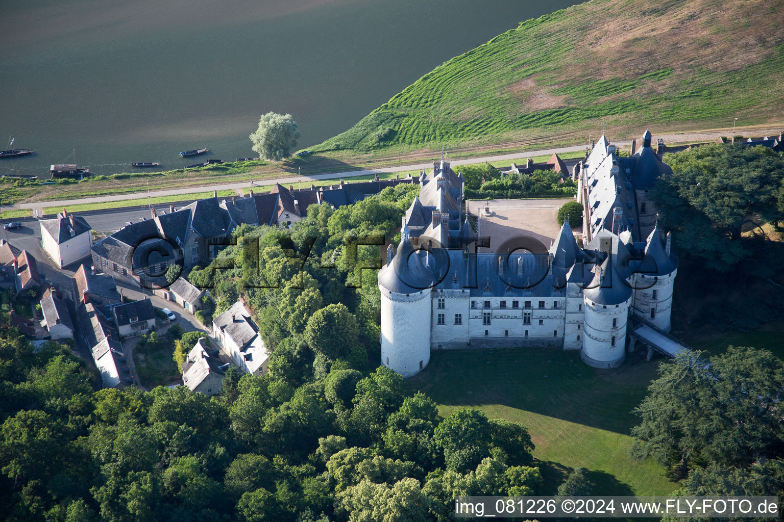 Castle of Schloss Chaumont in Chaumont-sur-Loire in Centre-Val de Loire, France