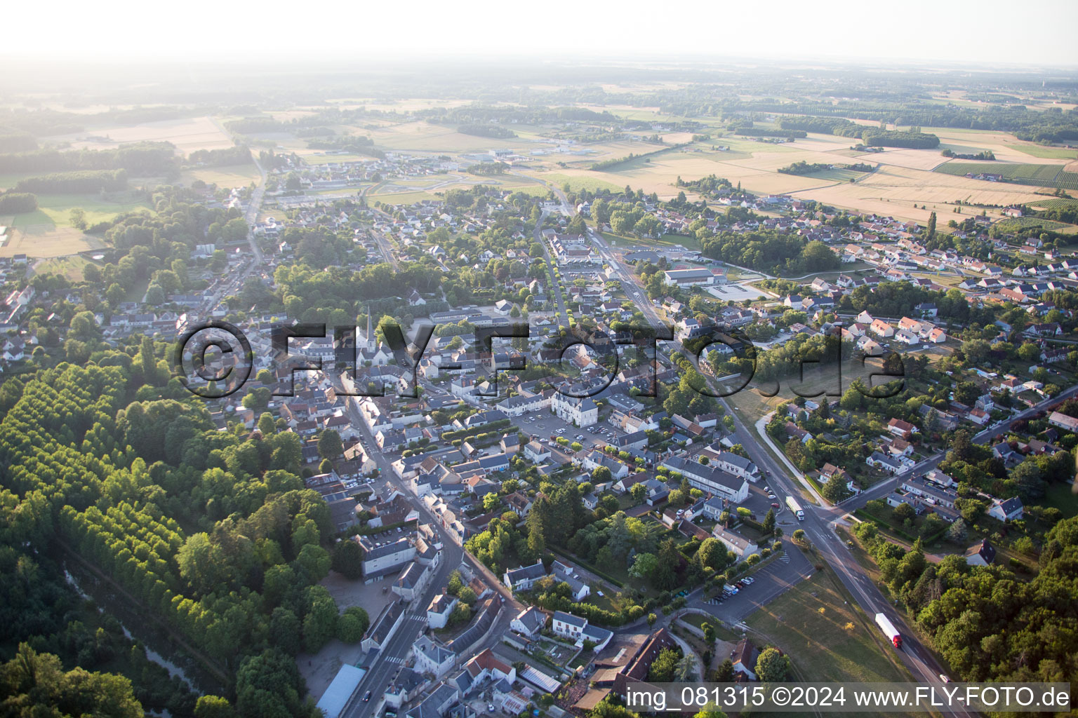 Cheverny in the state Loir et Cher, France out of the air