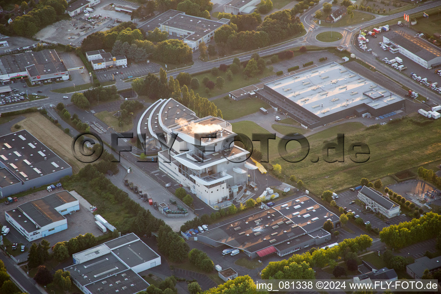 Aerial view of Blois in the state Loir et Cher, France