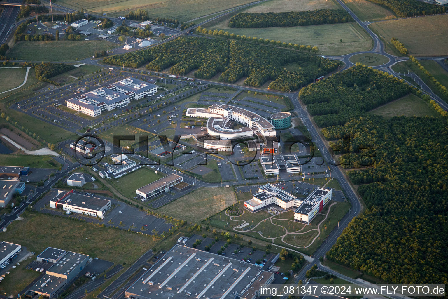 Aerial photograpy of La Chaussée-Saint-Victor in the state Loir et Cher, France