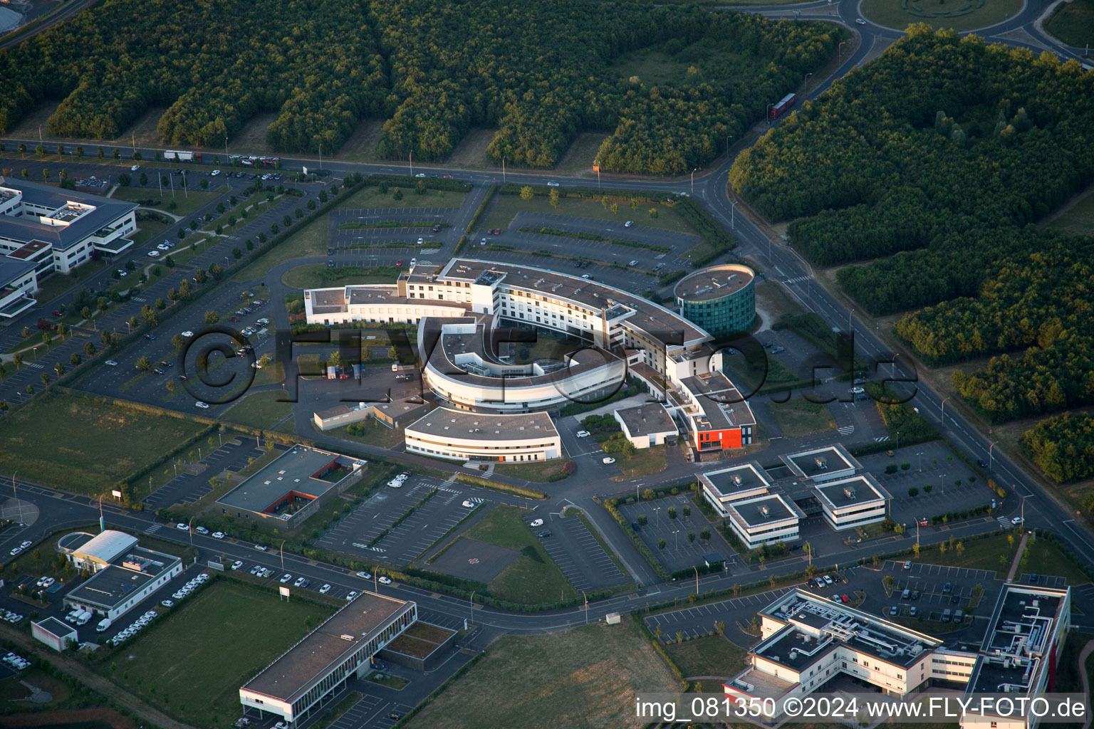 La Chaussée-Saint-Victor in the state Loir et Cher, France from above