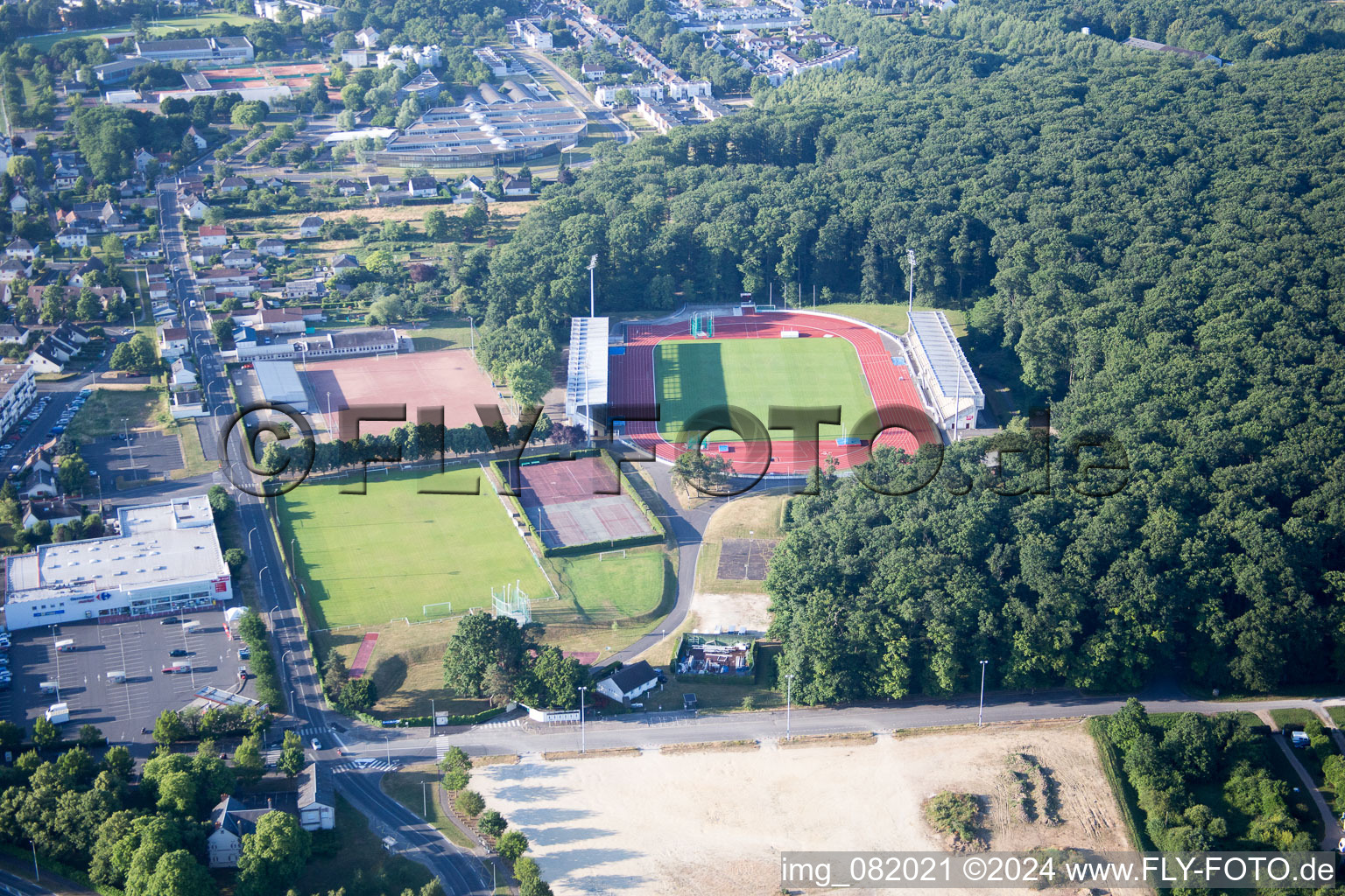 Stade des Allées in Blois in the state Loir et Cher, France