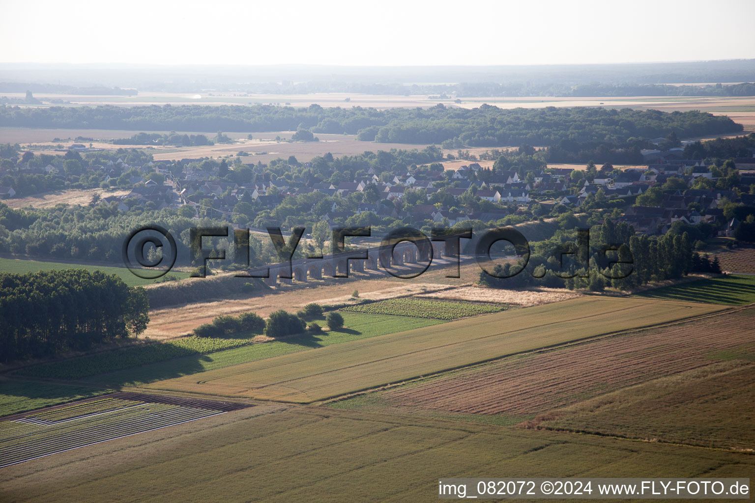 Viaduct at Vineuil/Loire in Vineuil in the state Loir et Cher, France