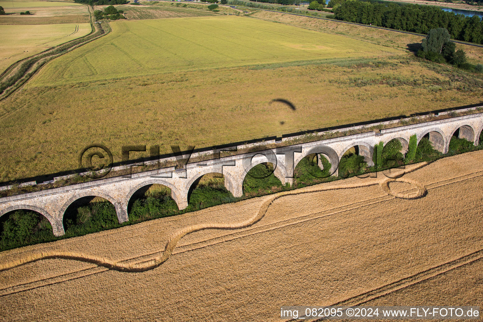 Aquaeduct in Vineuil in Centre-Val de Loire, France