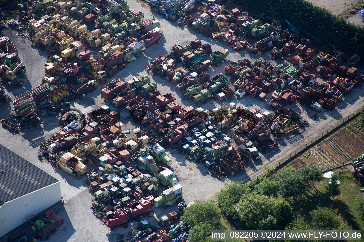 Talcy in the state Loir et Cher, France from the plane