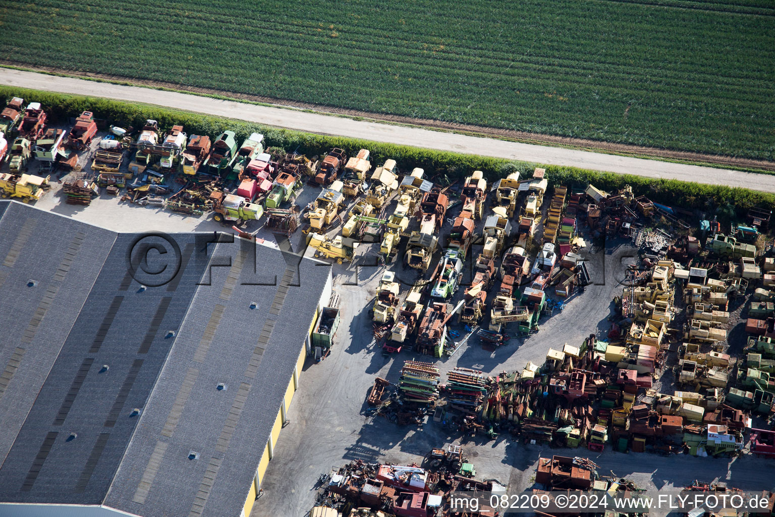 Drone image of Talcy in the state Loir et Cher, France