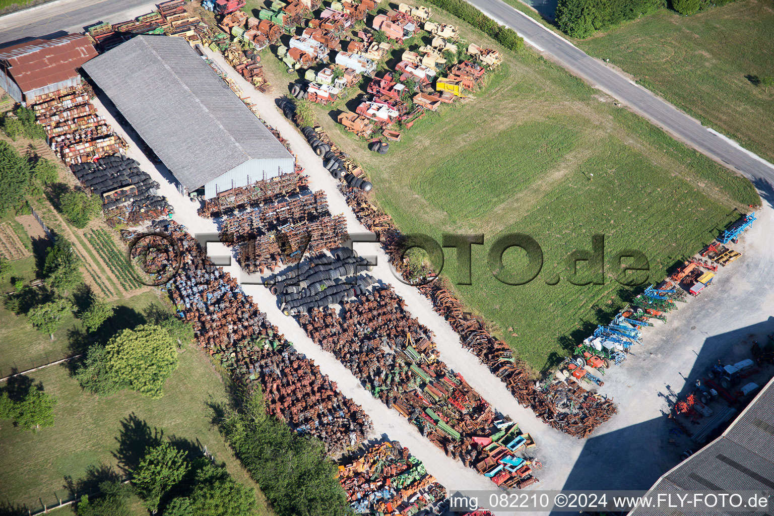 Talcy in the state Loir et Cher, France from the drone perspective