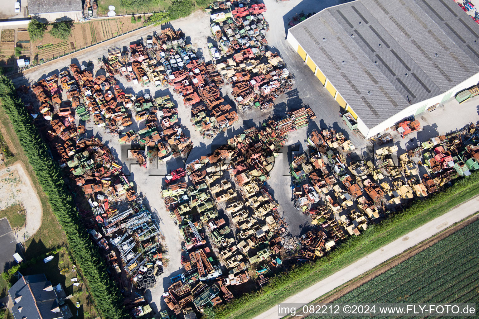 Talcy in the state Loir et Cher, France seen from a drone