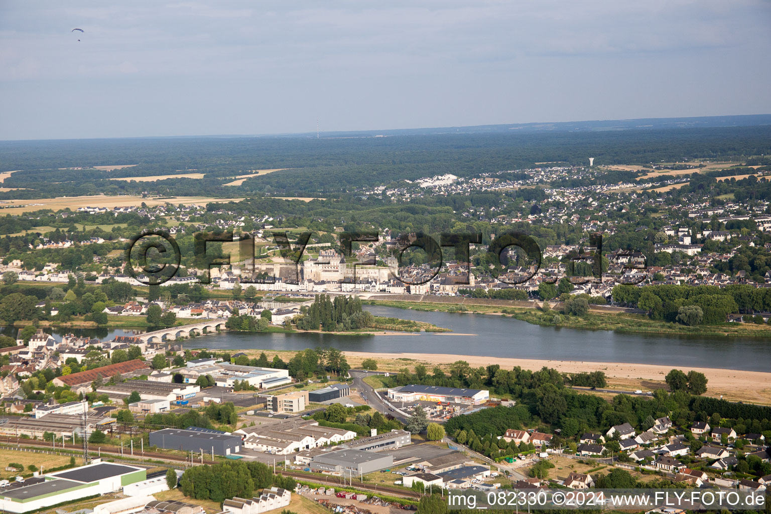 Amboise in the state Indre et Loire, France