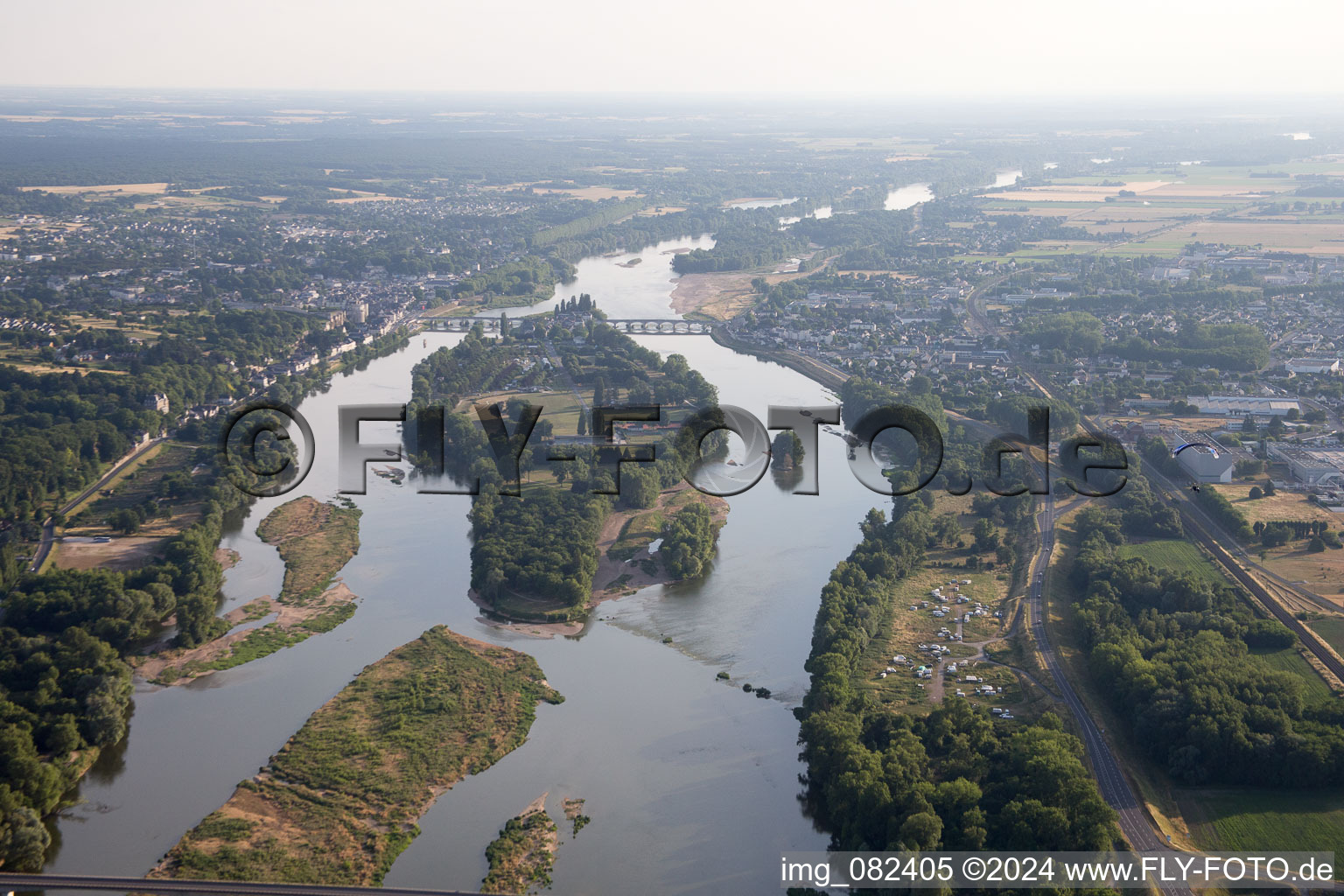 Seine Island in Amboise in the state Indre et Loire, France