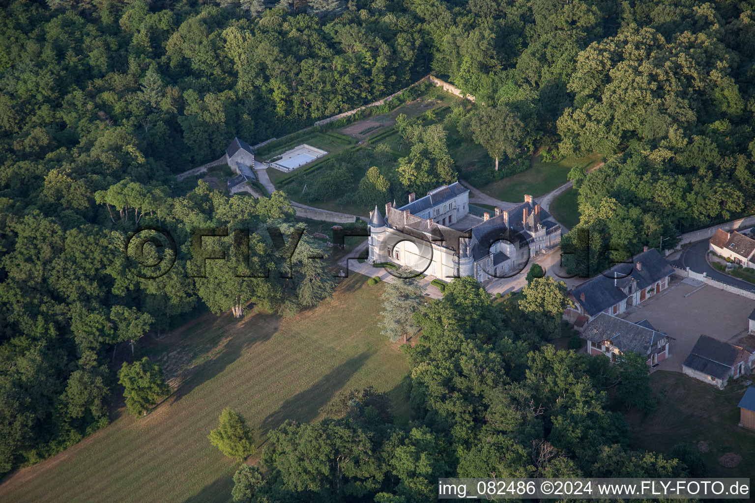 Palace Chartau de Plessis in Chailles in Centre-Val de Loire, France
