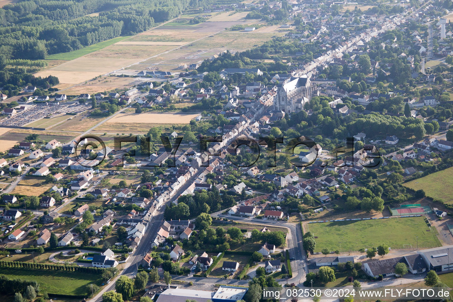 Cléry-Saint-André in the state Loiret, France