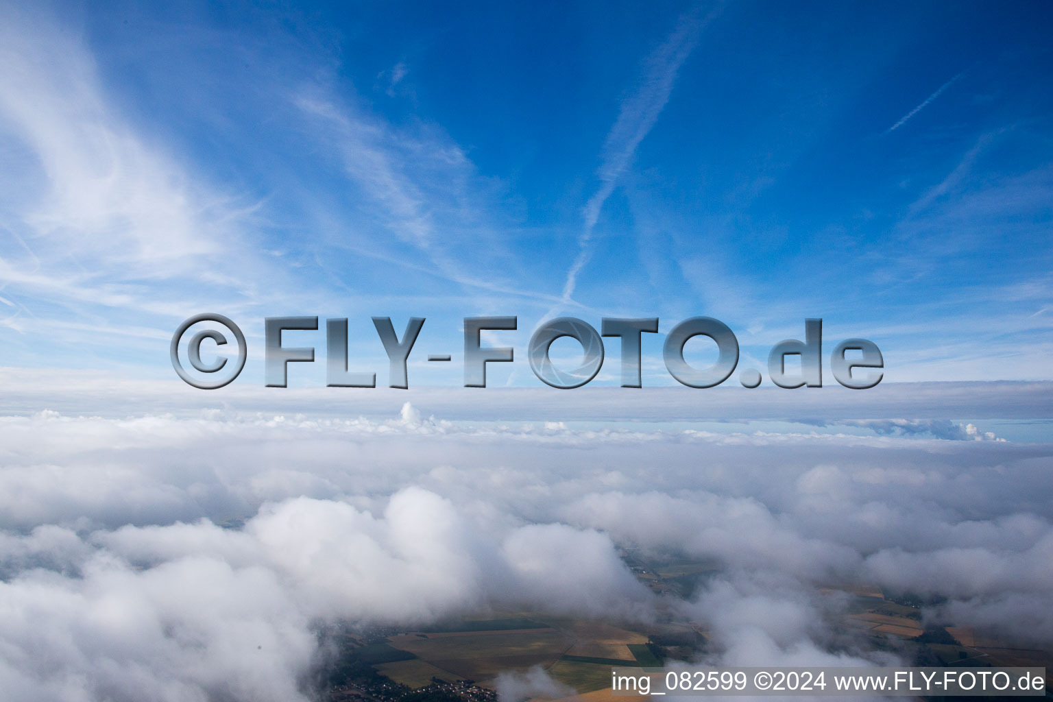 Aerial view of Montargis in the state Loiret, France