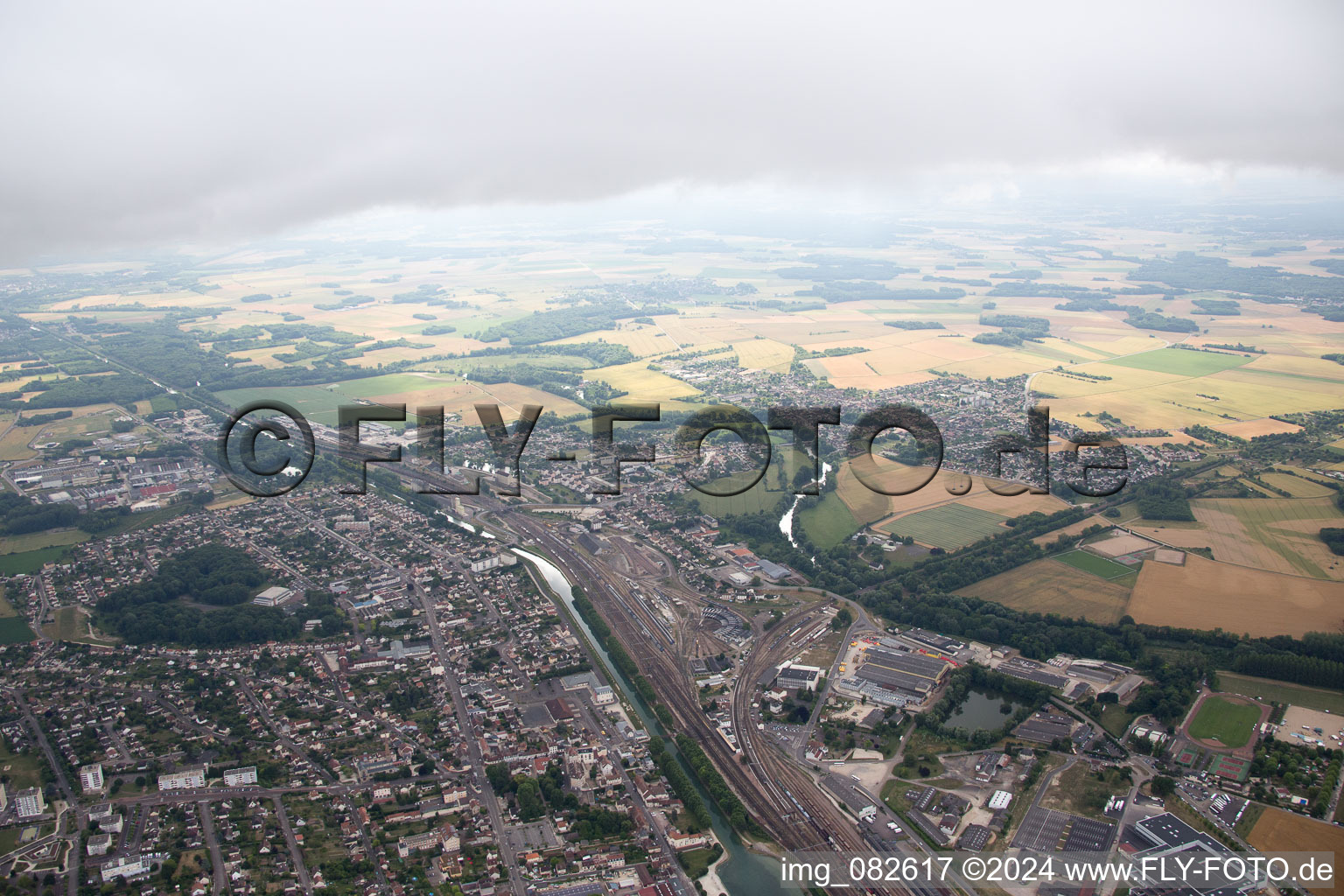 Migennes in the state Yonne, France