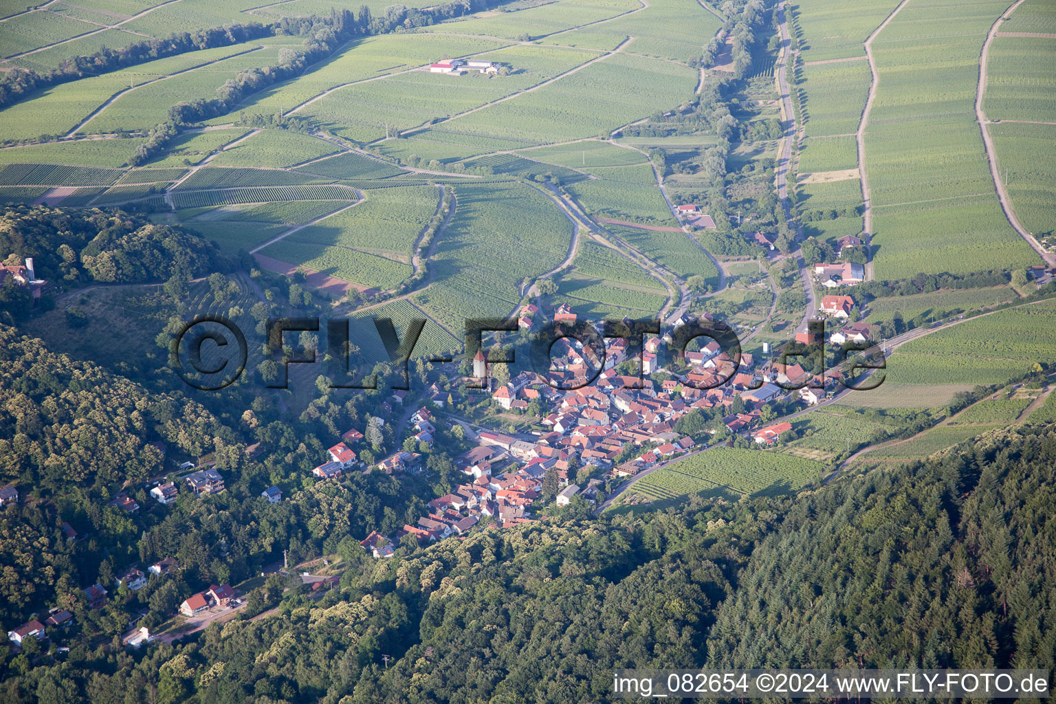 Leinsweiler in the state Rhineland-Palatinate, Germany