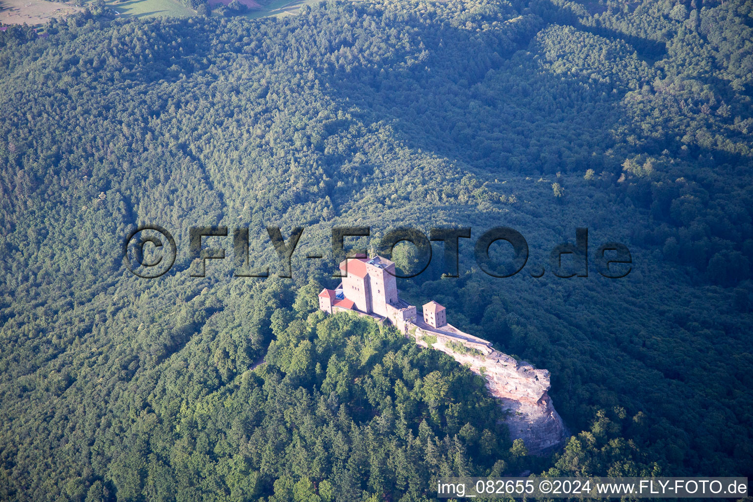 Trifels Castle in Annweiler am Trifels in the state Rhineland-Palatinate, Germany