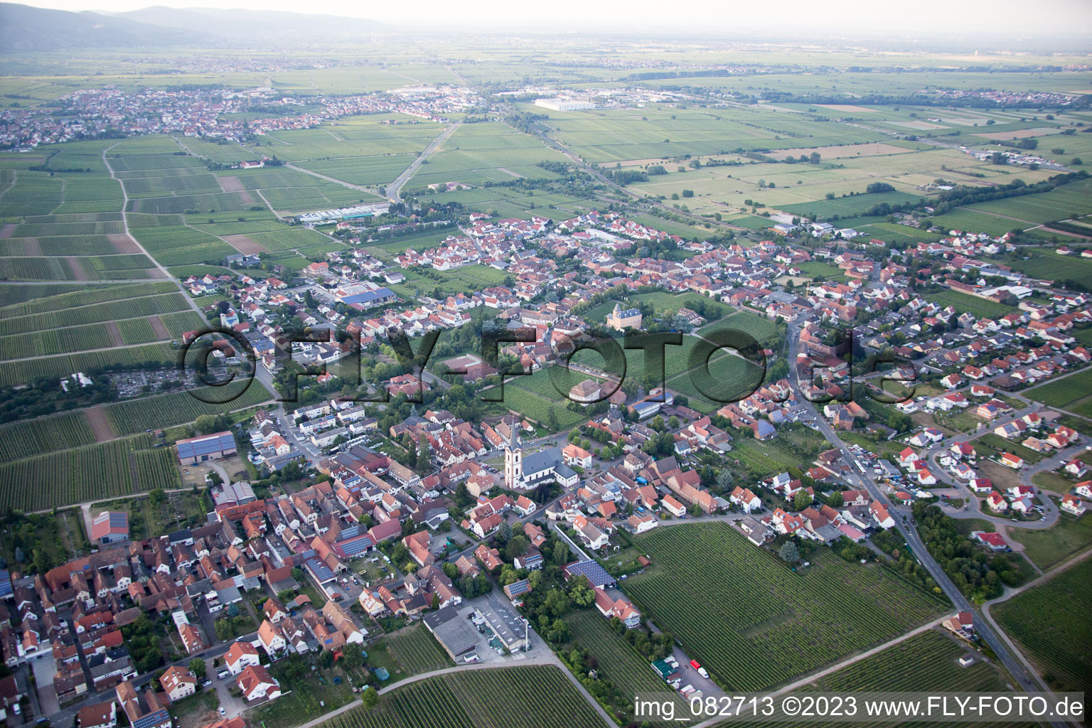 Edesheim in the state Rhineland-Palatinate, Germany