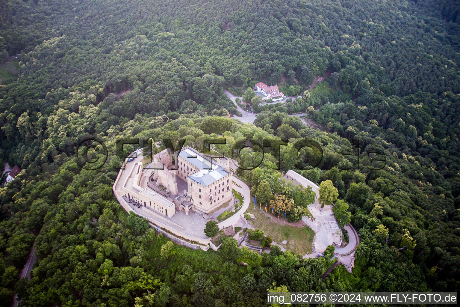 Castle Hambach in Neustadt in the Weinstrasse in the state Rhineland-Palatinate