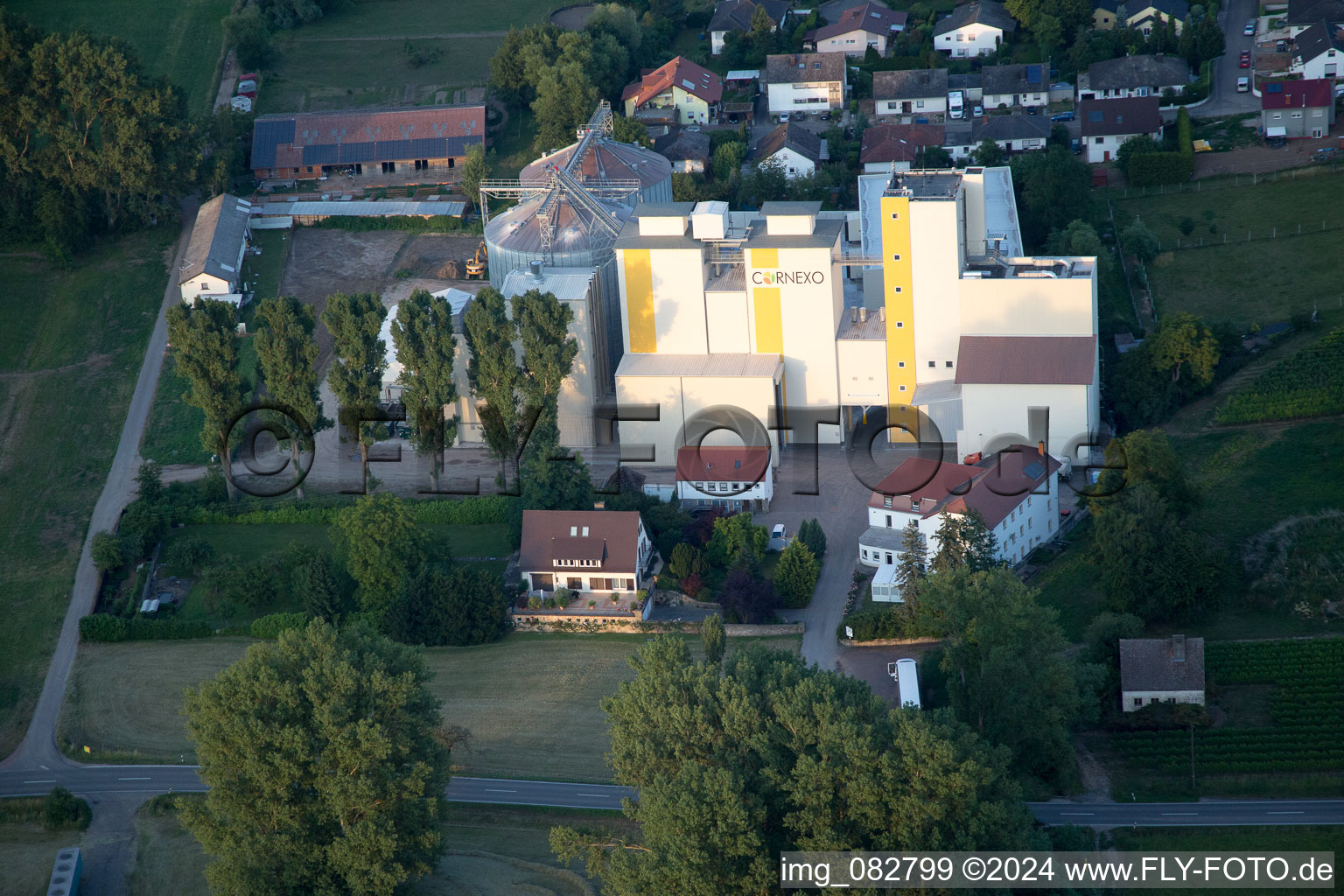 Flvor mill of Cornexo GmbH in Freimersheim (Pfalz) in the state Rhineland-Palatinate, Germany