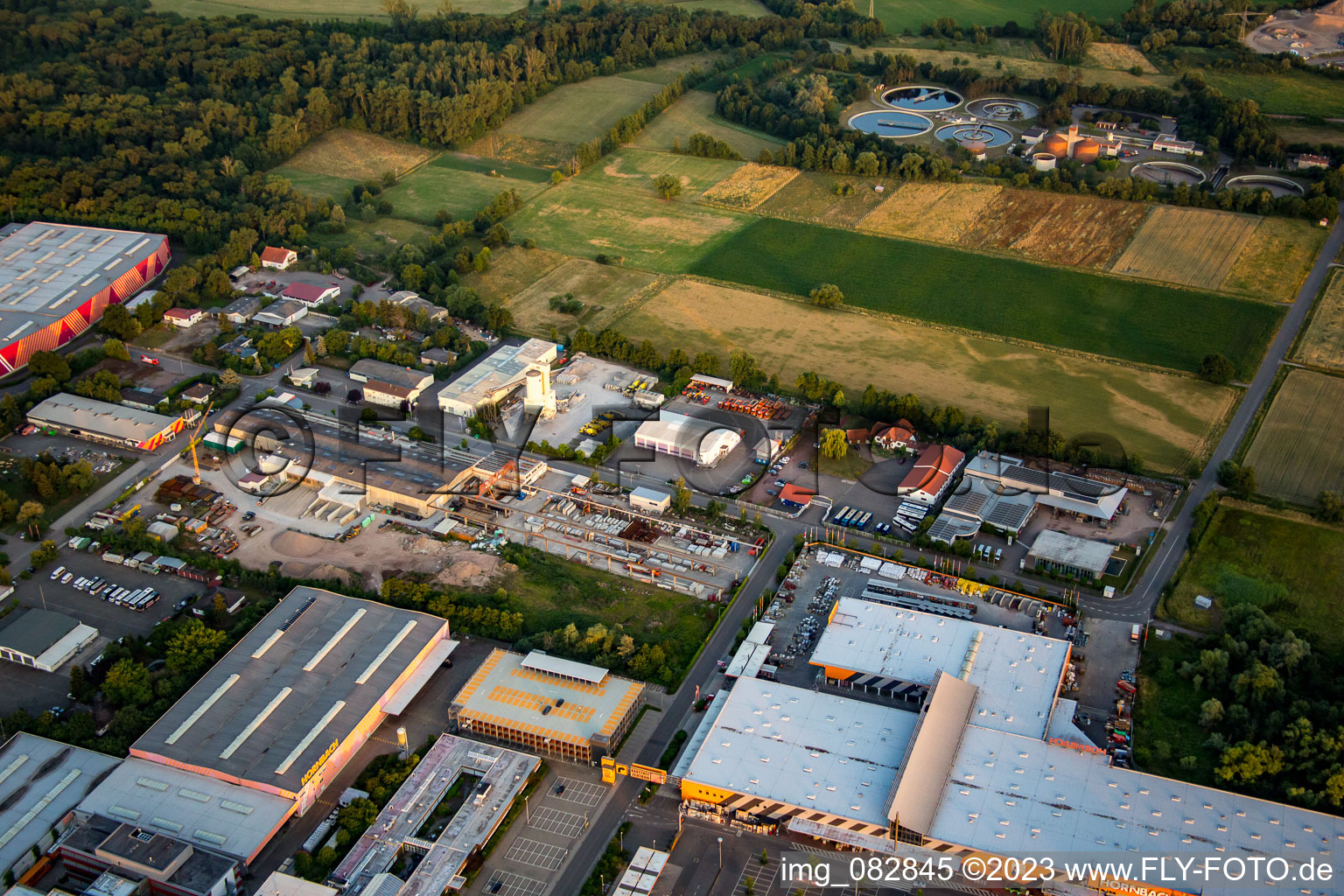 South Palatinate Concrete in the district Dreihof in Bornheim in the state Rhineland-Palatinate, Germany