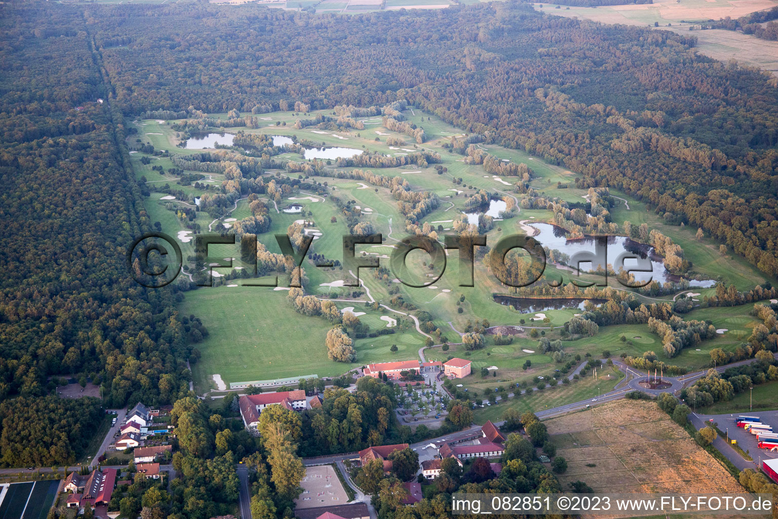 Golf Club in Essingen in the state Rhineland-Palatinate, Germany