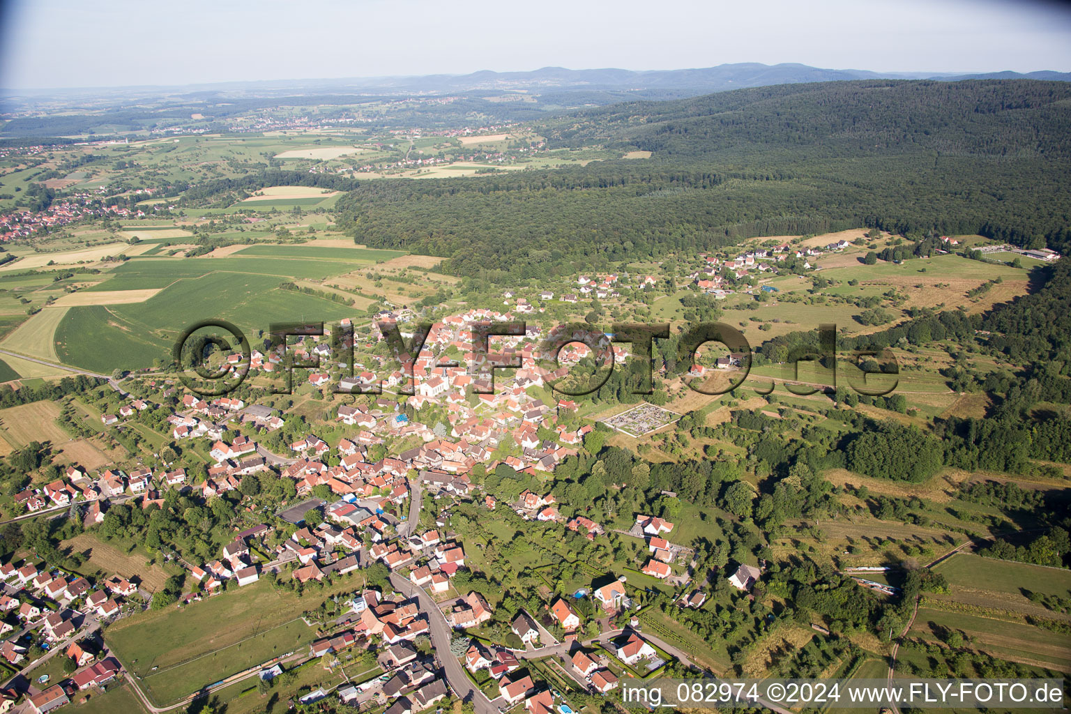 Lampertsloch in the state Bas-Rhin, France