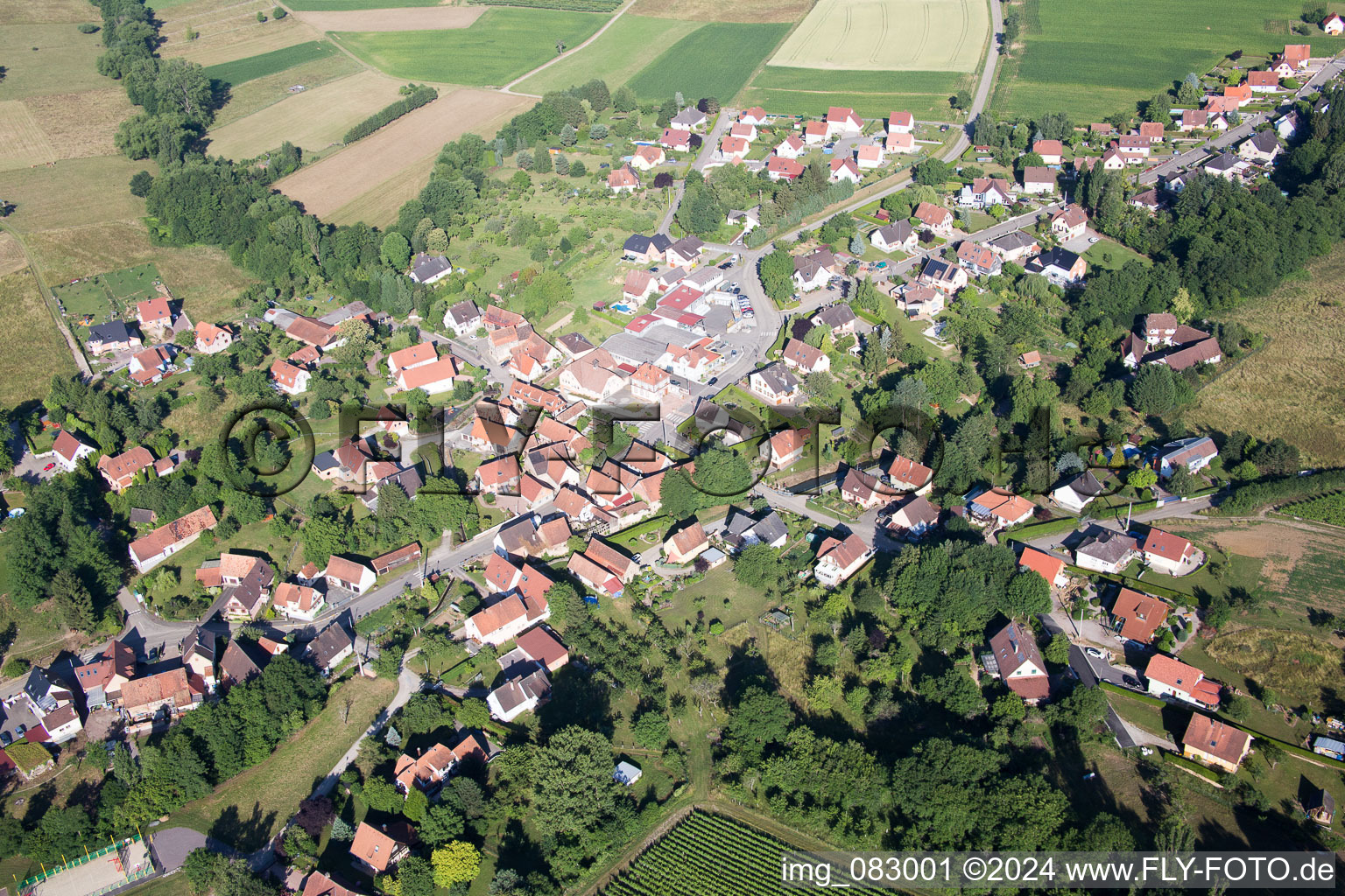 Oberhoffen-lès-Wissembourg in the state Bas-Rhin, France