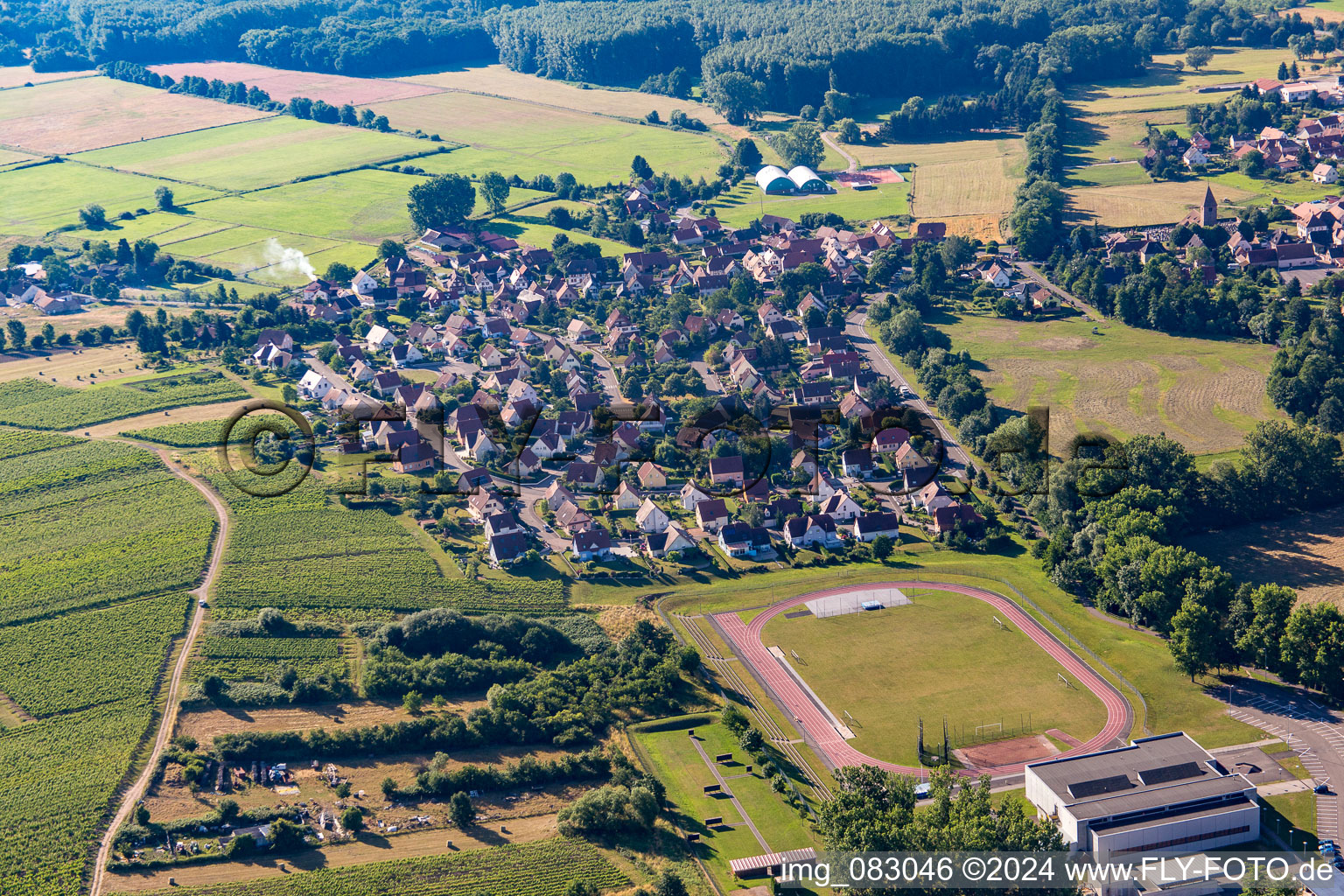 District Altenstadt in Wissembourg in the state Bas-Rhin, France