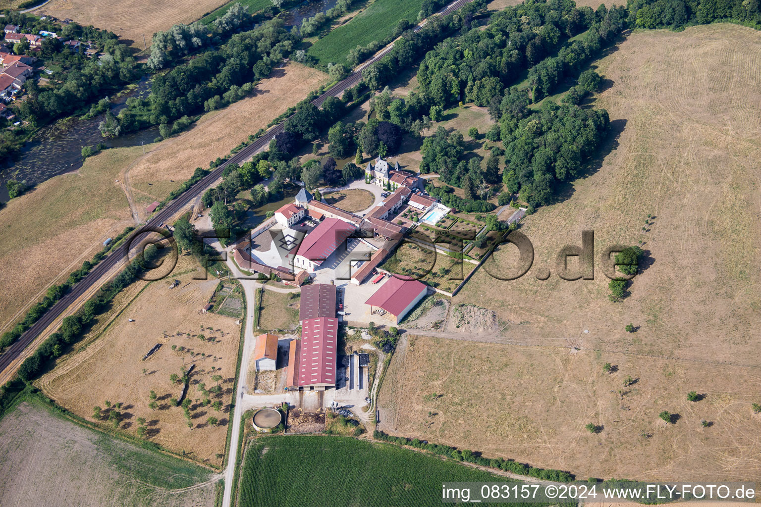 Palace Chateau d'Adomenil in Rehainviller in Grand Est, France