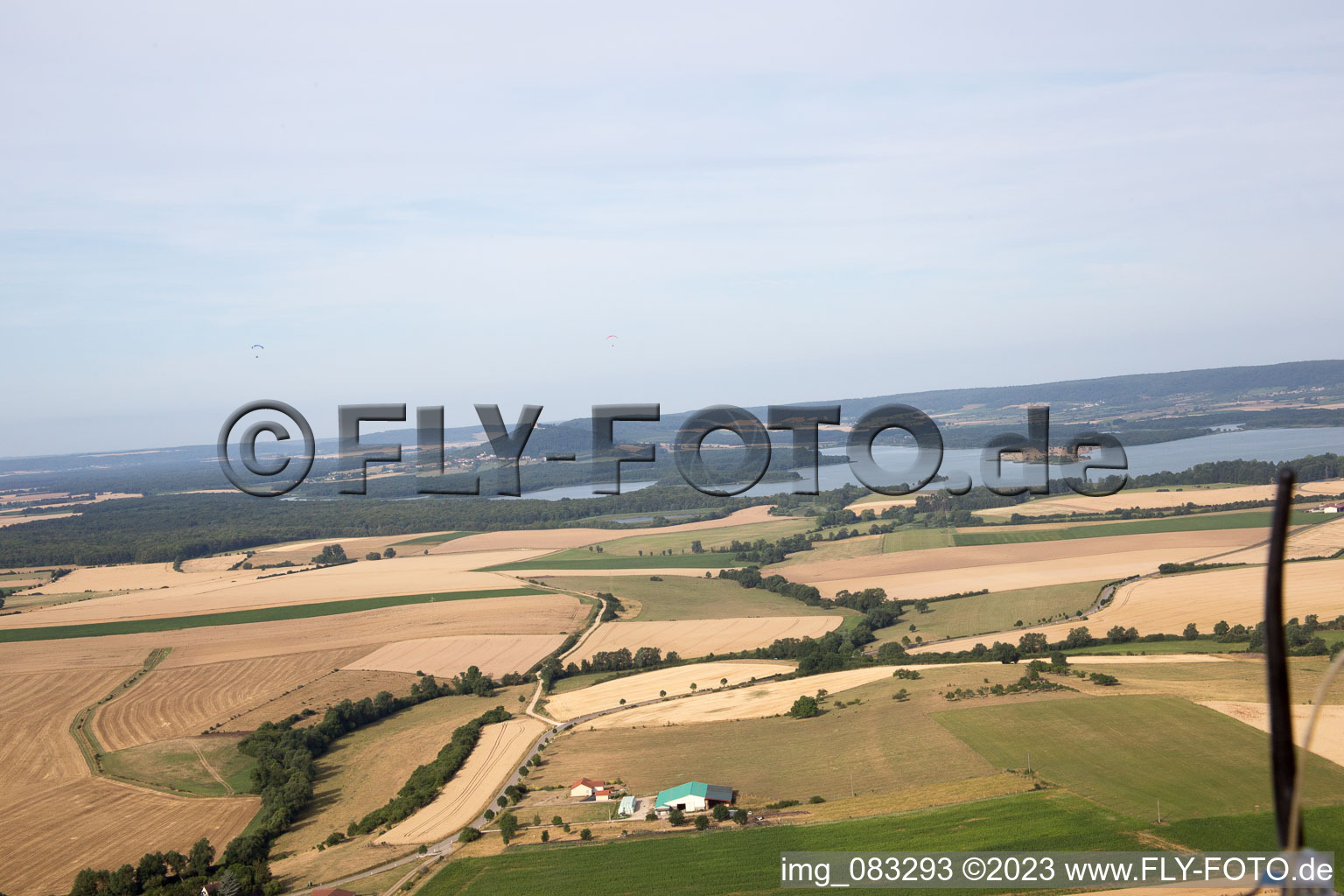 Aerial photograpy of Pannes in the state Meurthe et Moselle, France