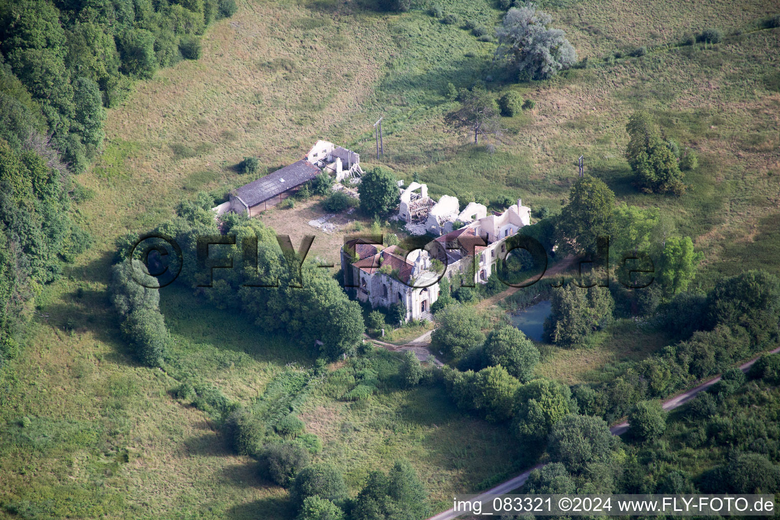 Abbay de L'Etanche in Lamorville in the state Meuse, France