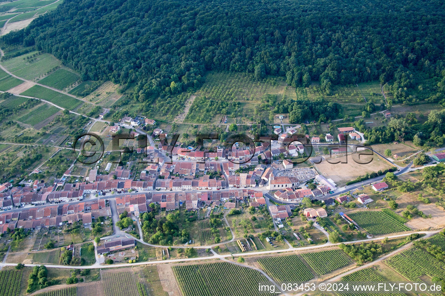 Lucey in the state Meurthe et Moselle, France out of the air