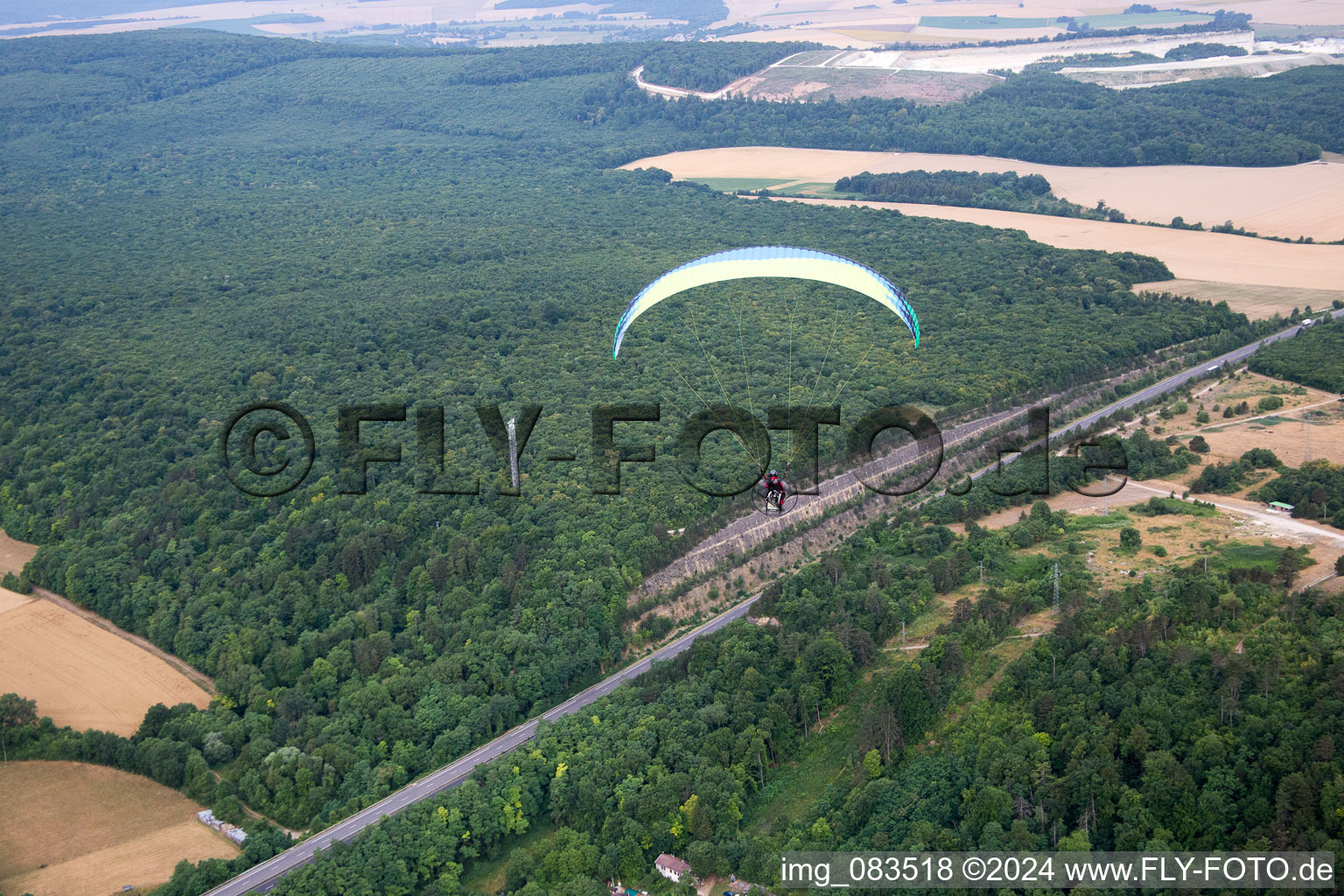 Foug in the state Meurthe et Moselle, France out of the air