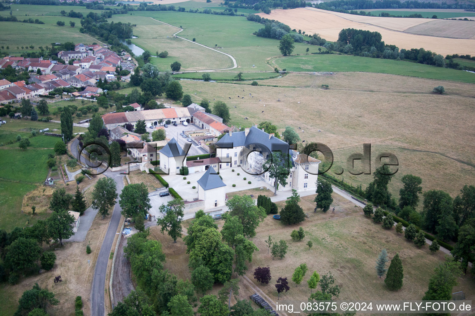 Taillancourt, Montbras in Montbras in the state Meuse, France out of the air