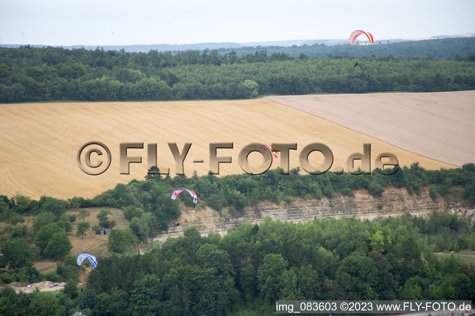 Bird's eye view of Vaucouleurs in the state Meuse, France