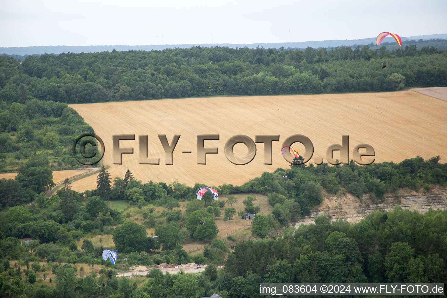 Vaucouleurs in the state Meuse, France viewn from the air