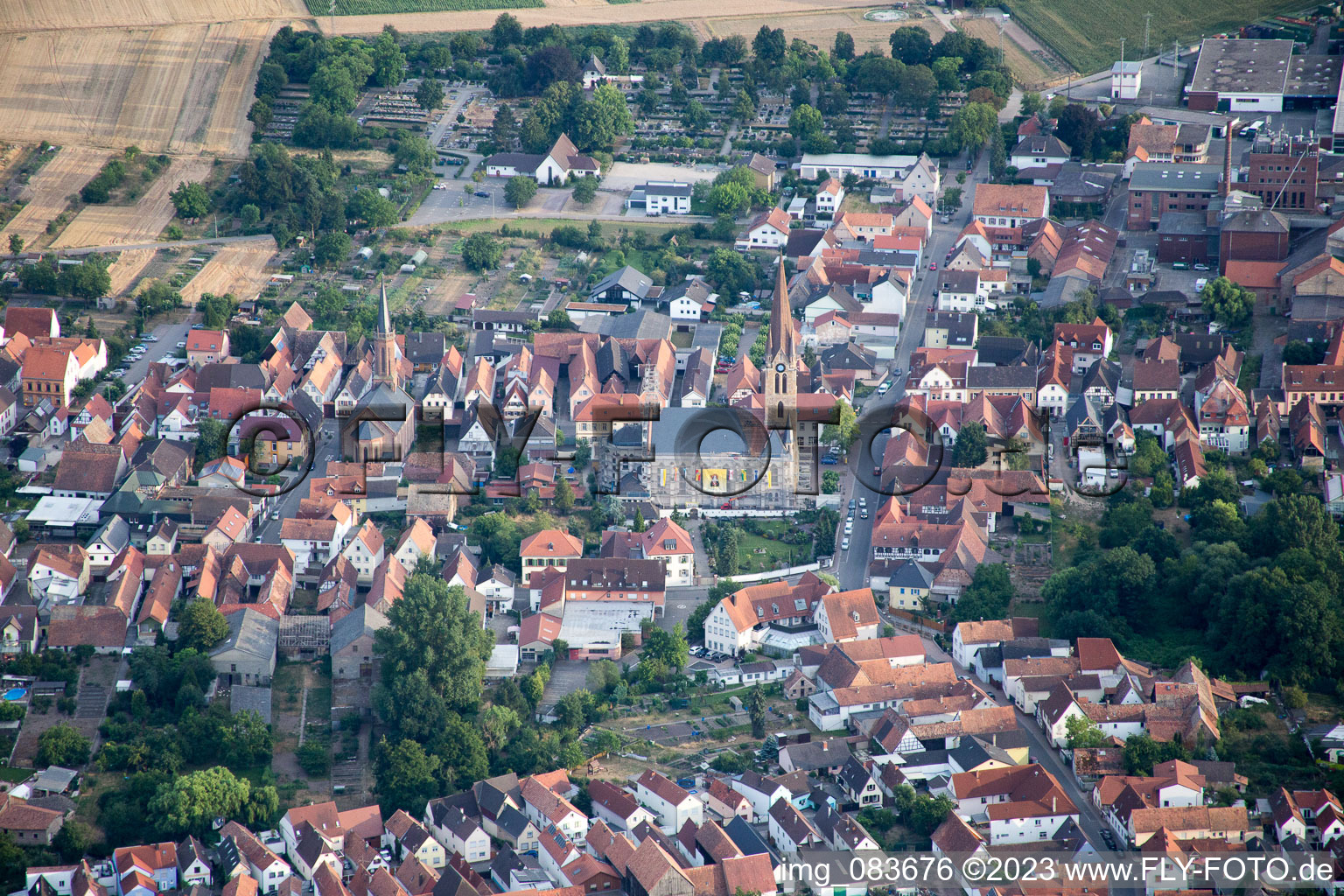 Bellheim in the state Rhineland-Palatinate, Germany