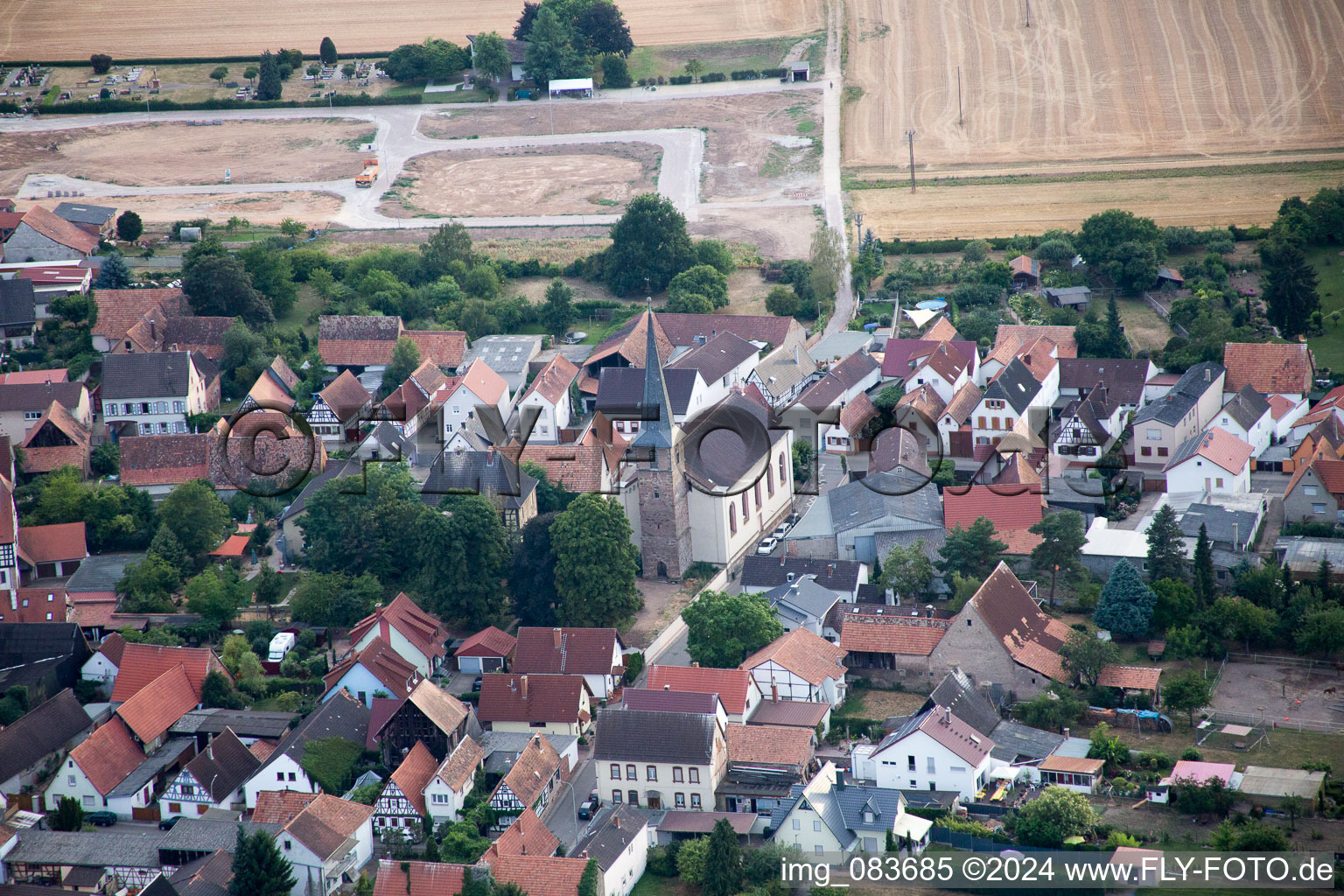 Knittelsheim in the state Rhineland-Palatinate, Germany