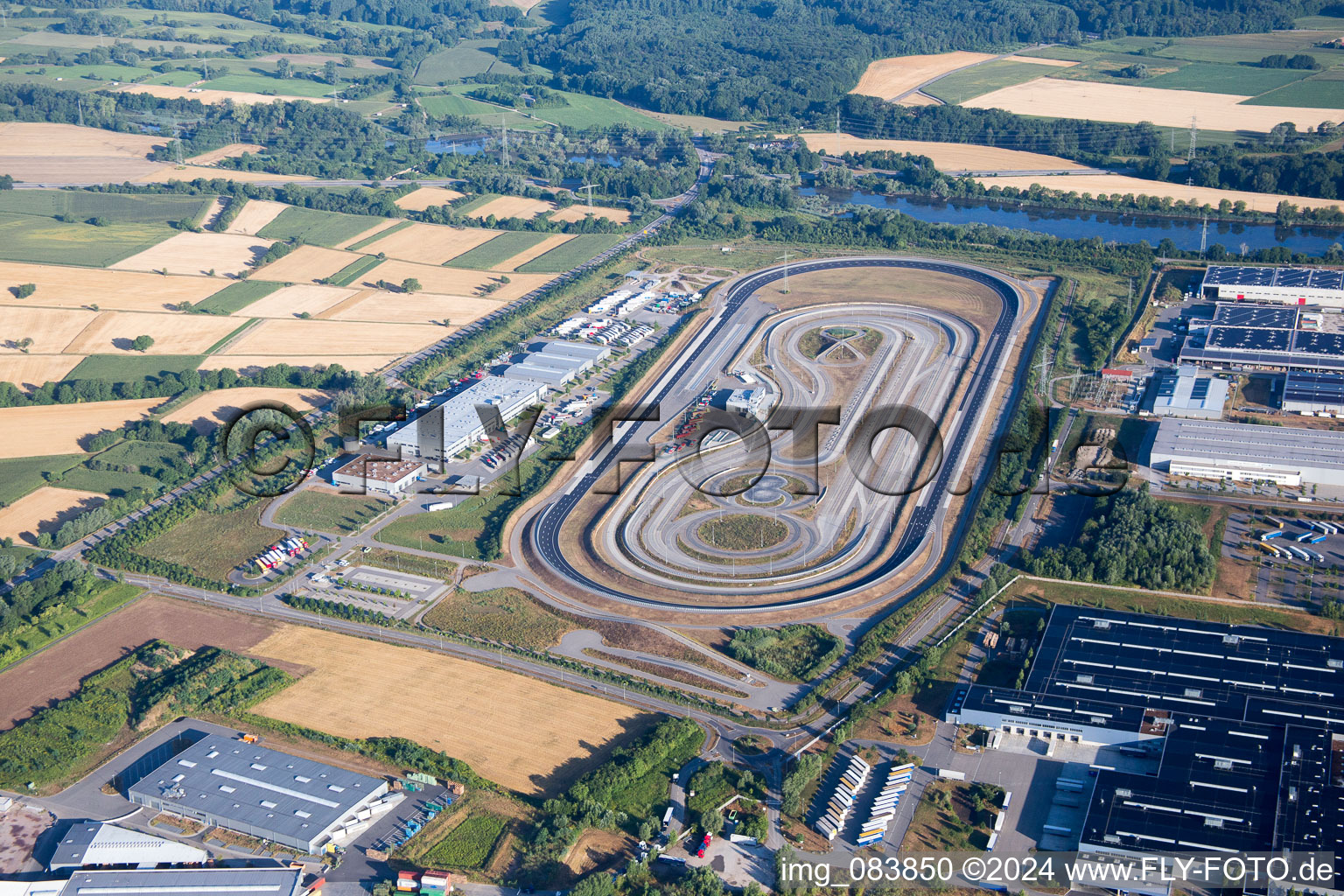 Oberwald Industrial Area in the district Maximiliansau in Wörth am Rhein in the state Rhineland-Palatinate, Germany