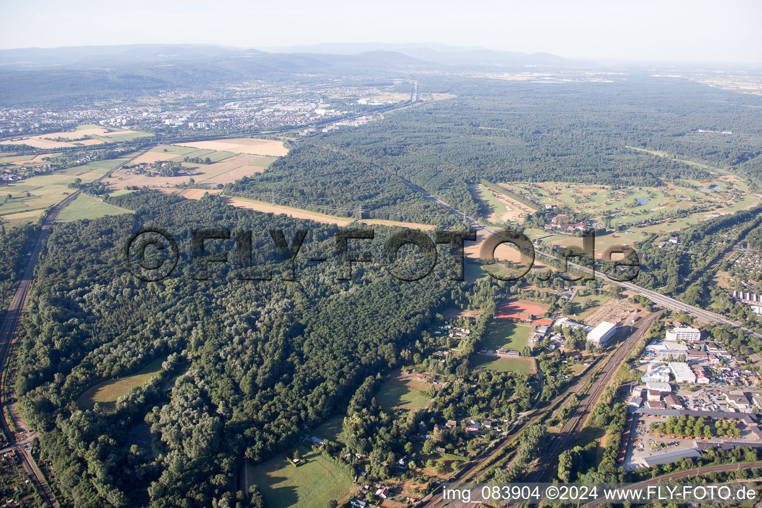 Golf Club in the district Beiertheim-Bulach in Karlsruhe in the state Baden-Wuerttemberg, Germany